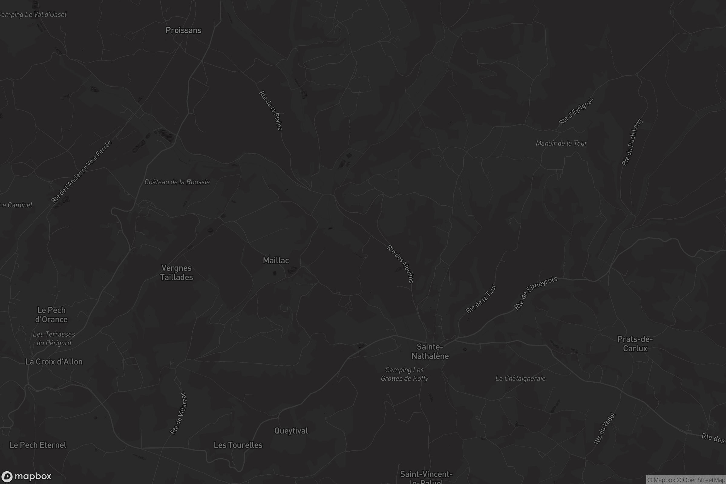 Carte de Sainte-Nathalène