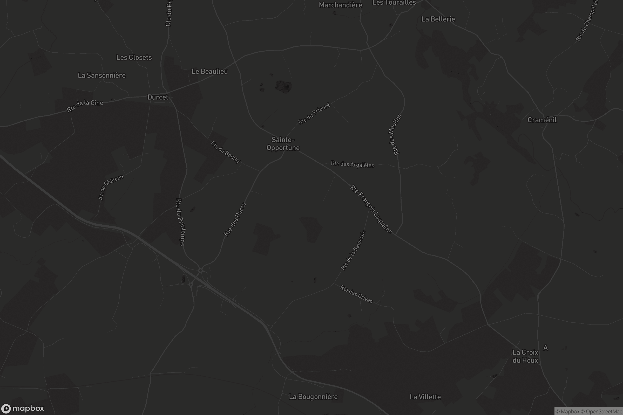 Carte de Sainte-Opportune