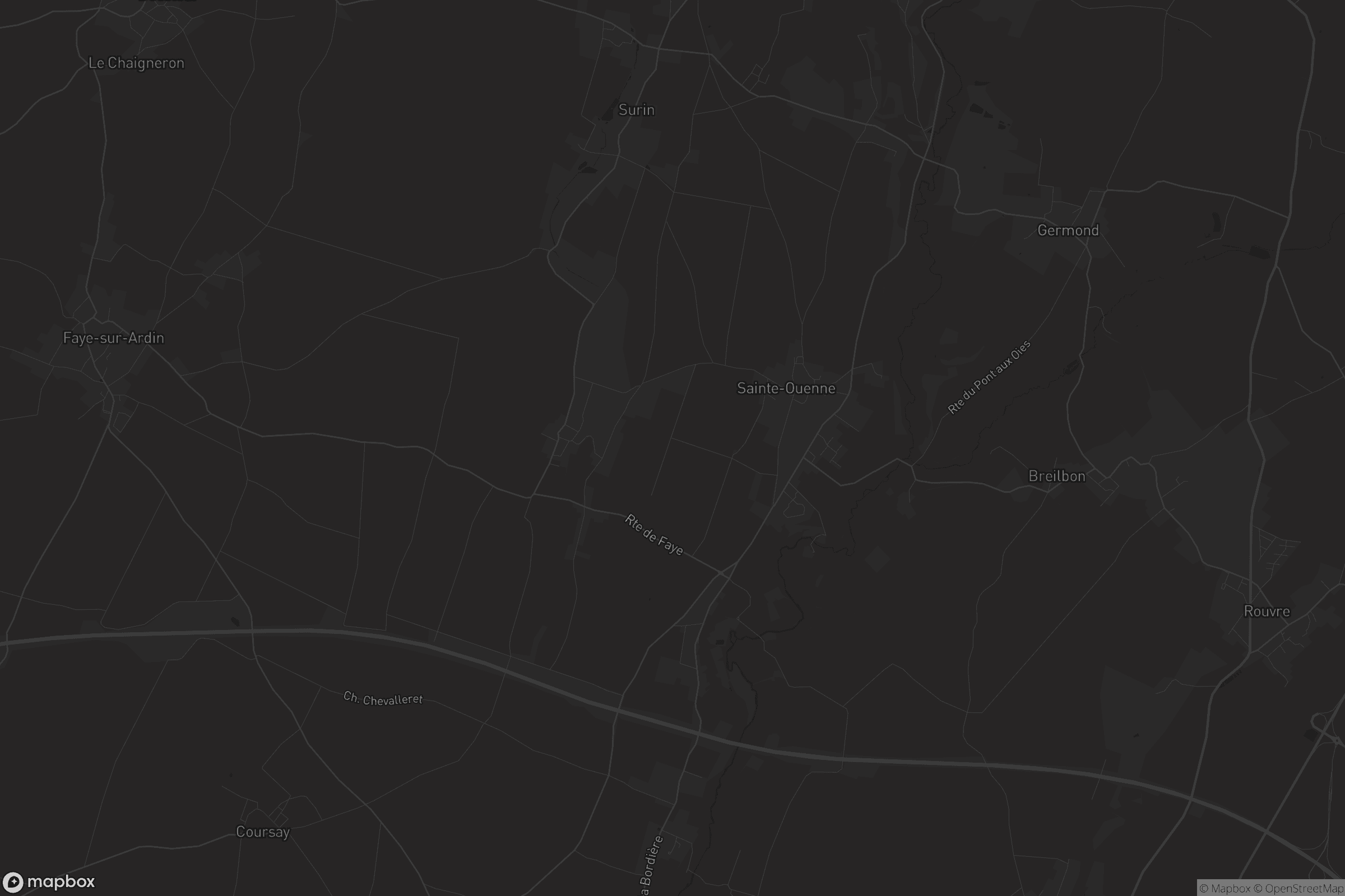 Carte de Sainte-Ouenne