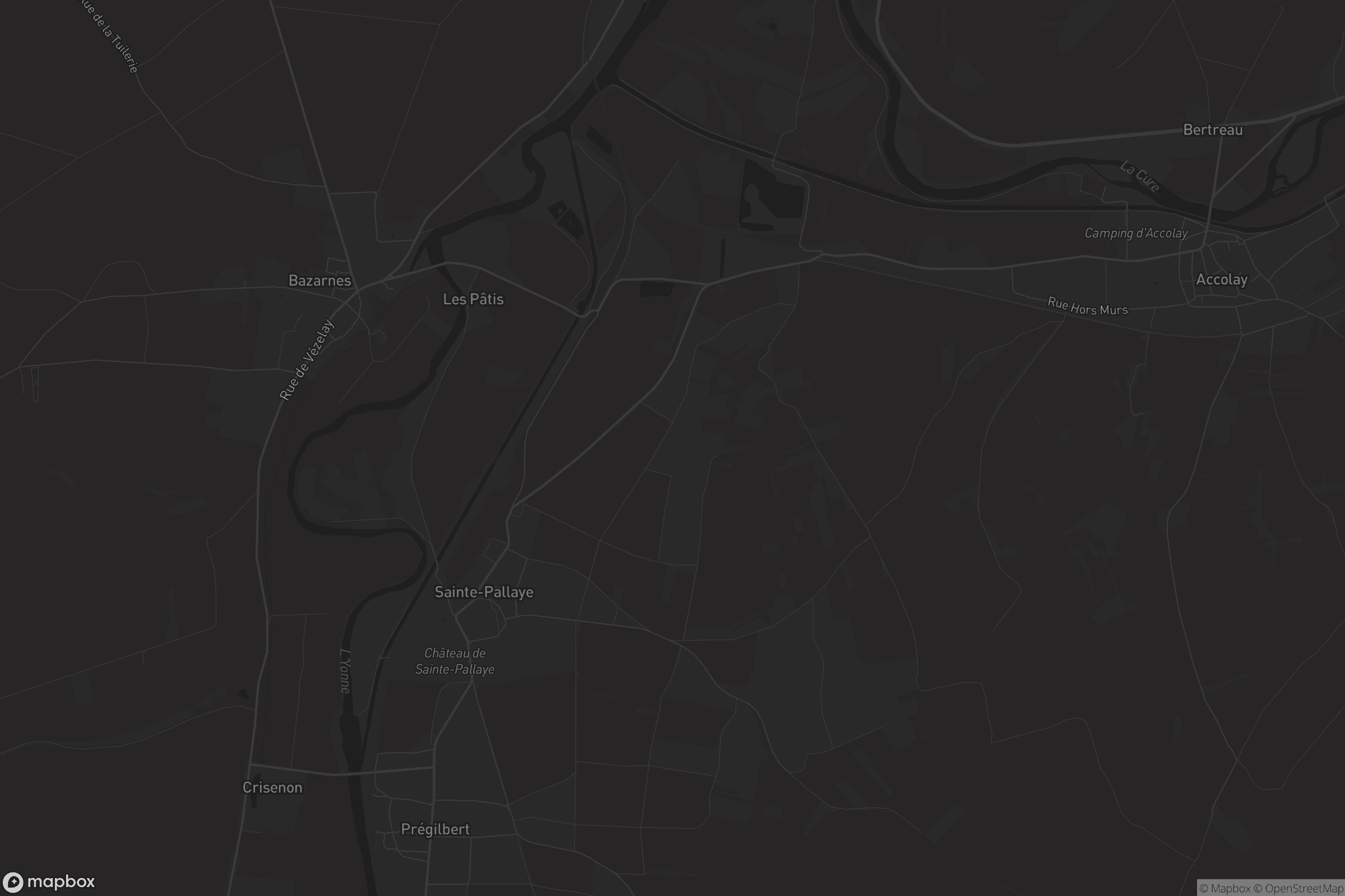 Carte de Sainte-Pallaye