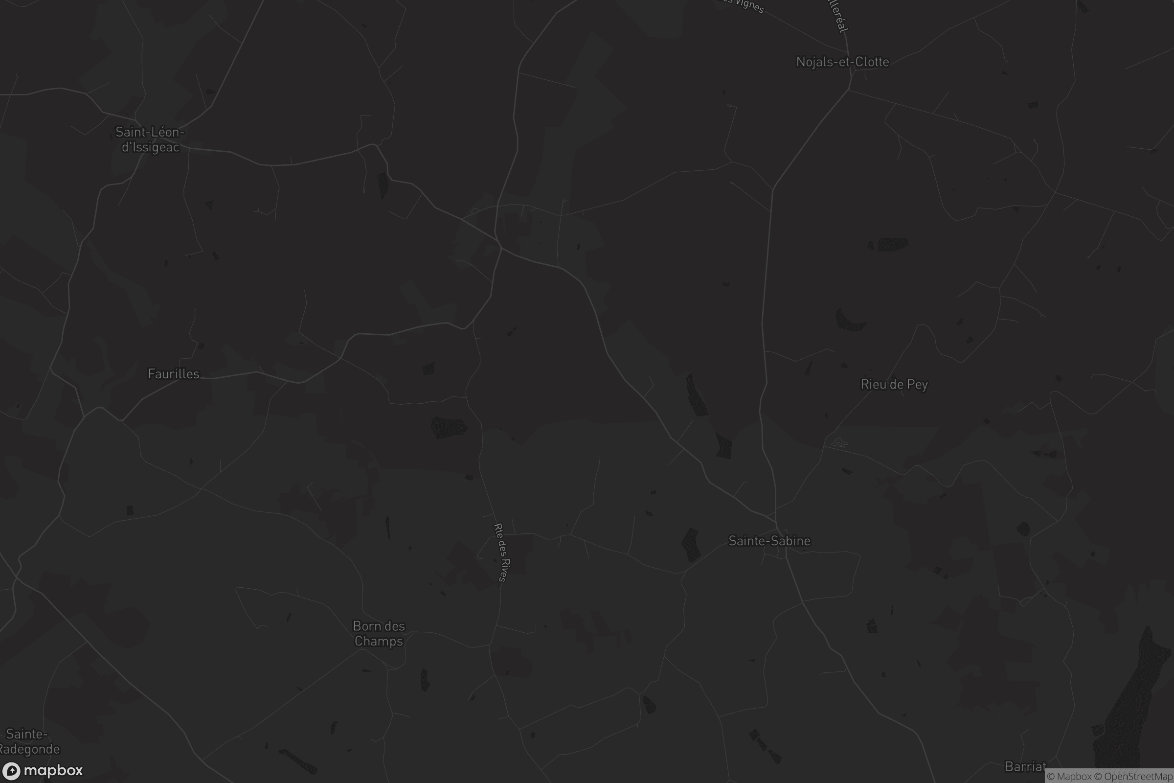 Carte de Sainte-Sabine-Born