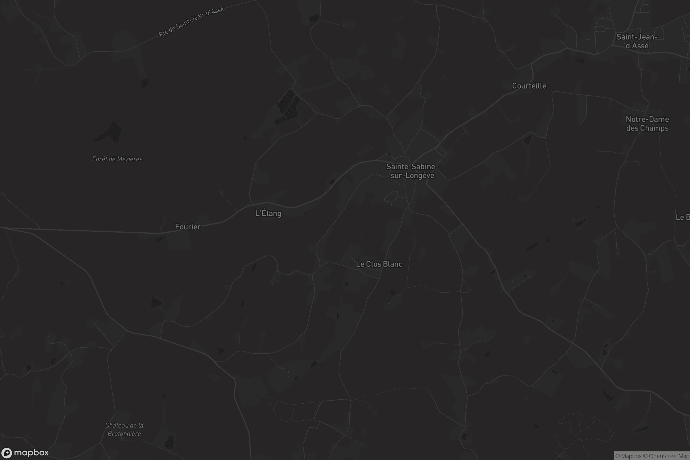 Carte de Sainte-Sabine-sur-Longève