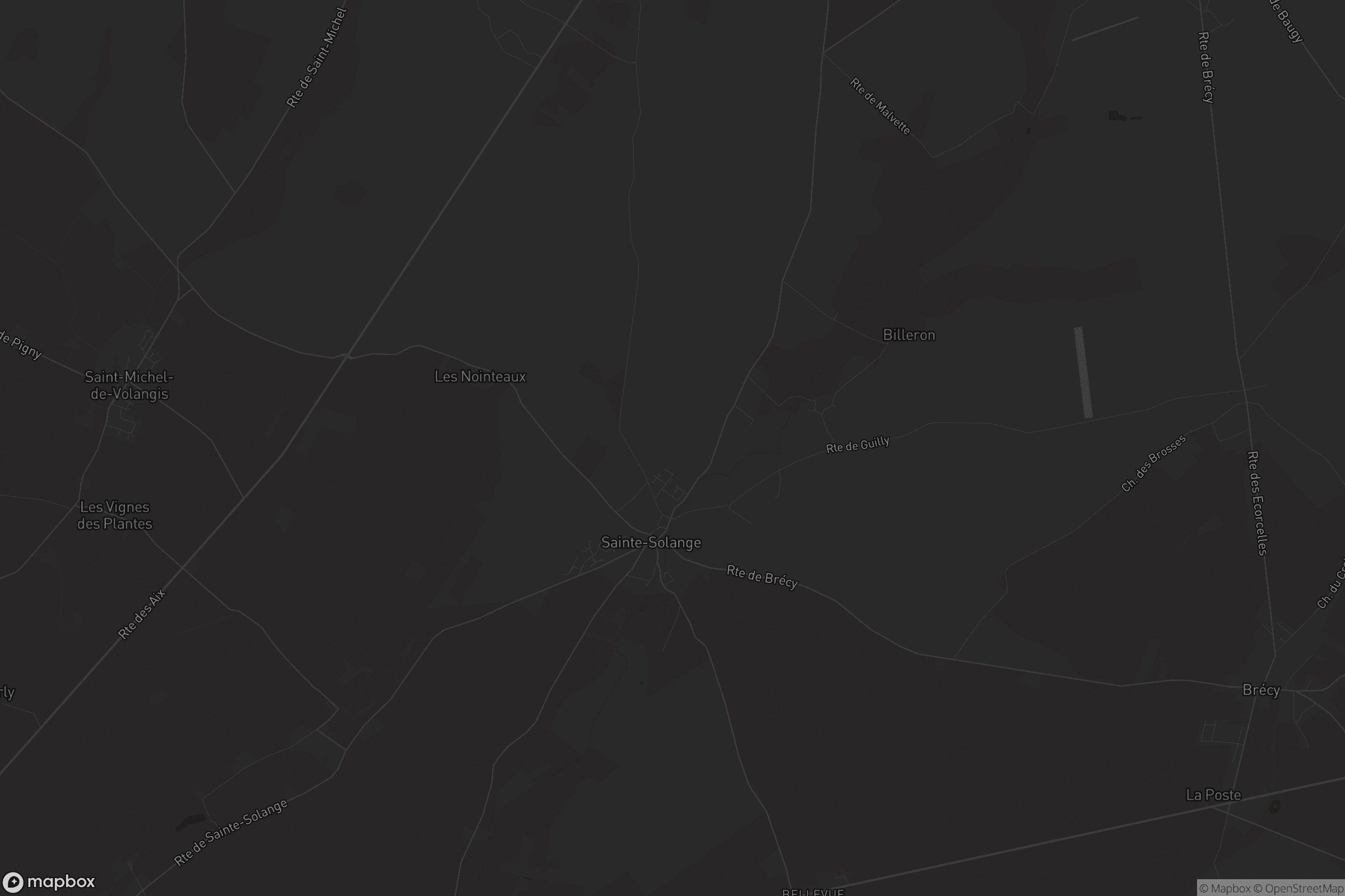 Carte de Sainte-Solange