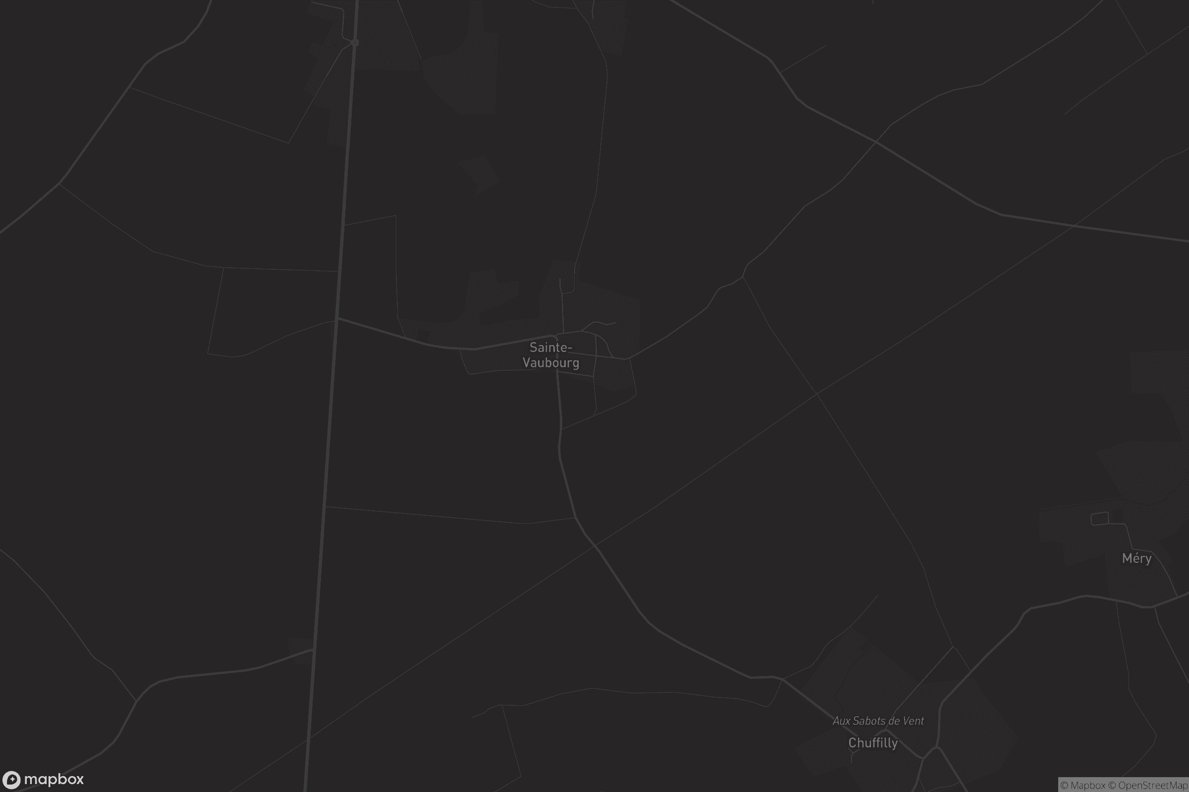 Carte de Sainte-Vaubourg