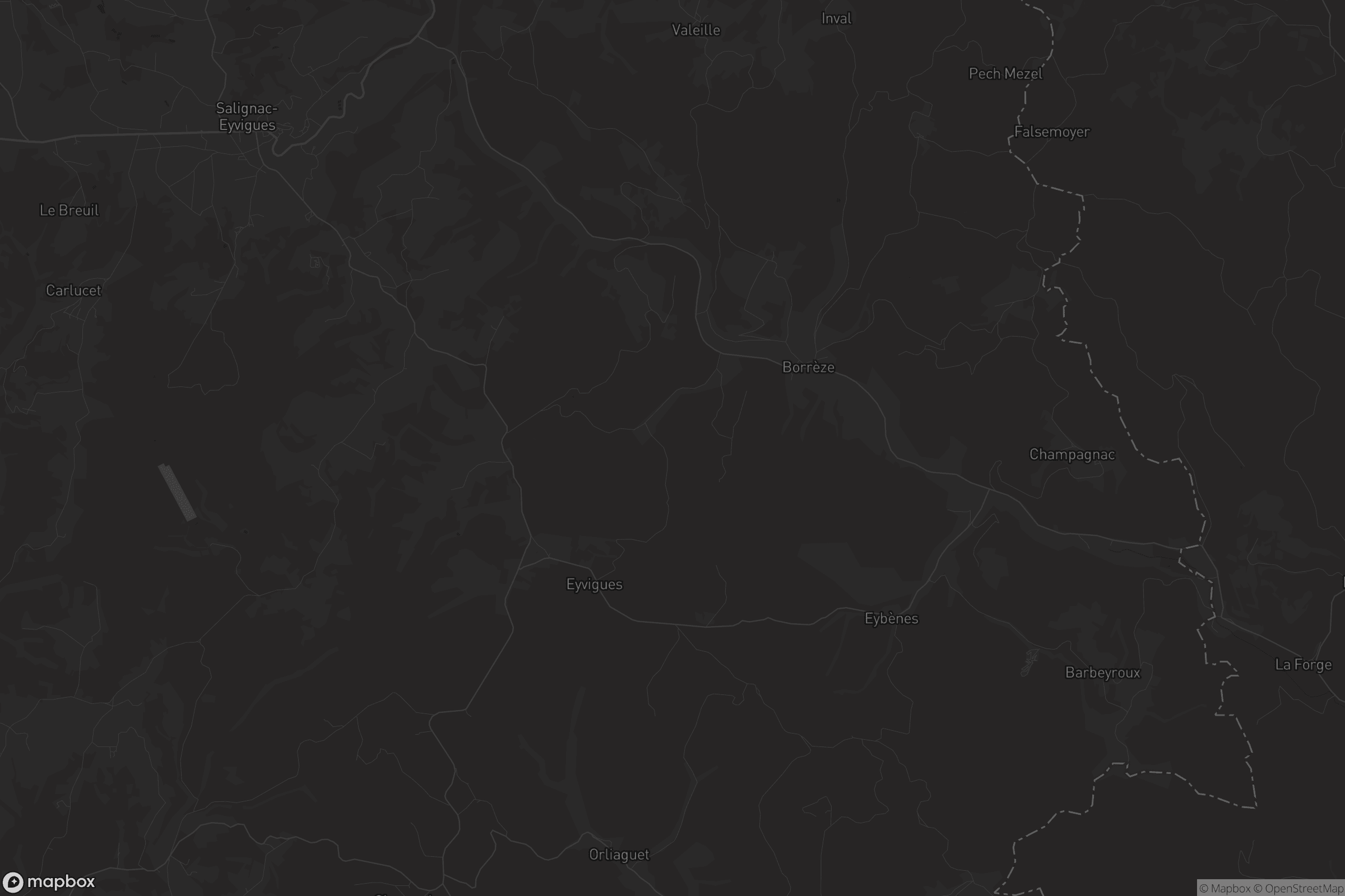 Carte de Salignac-Eyvigues