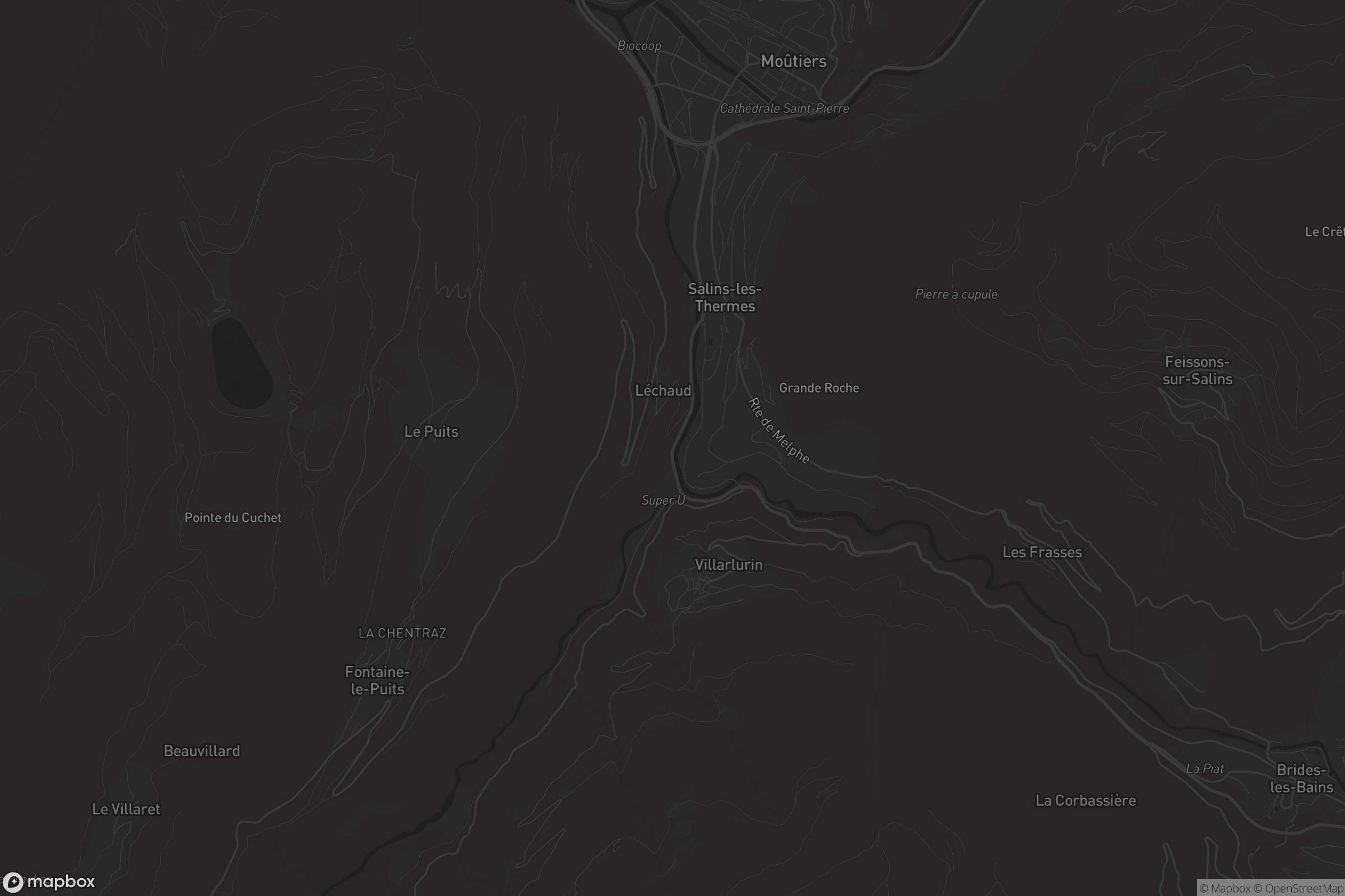 Carte de Salins-Fontaine