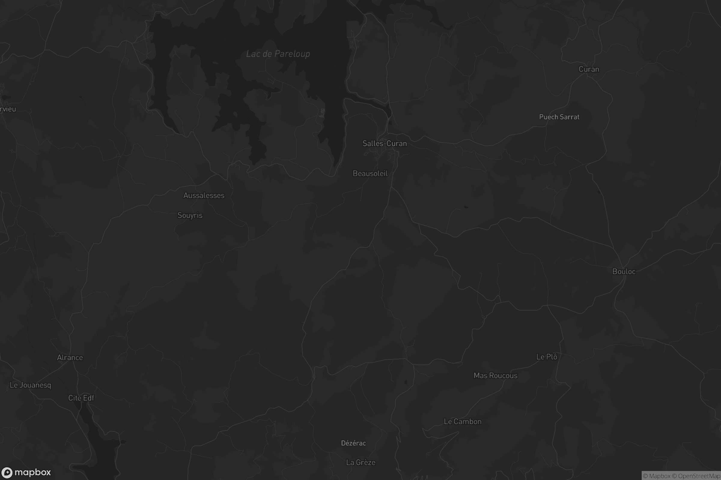 Carte de Salles-Curan