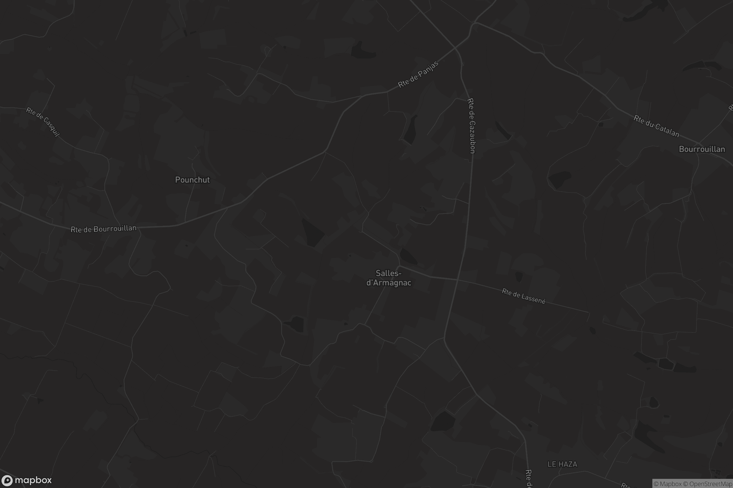 Carte de Salles-d'Armagnac