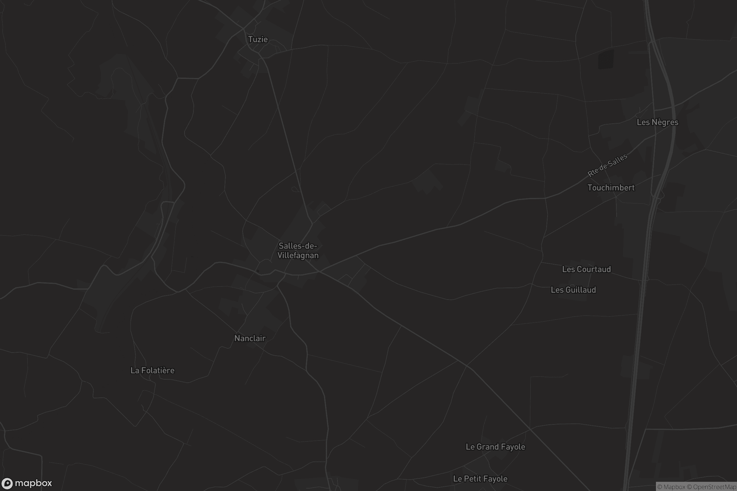 Carte de Salles-de-Villefagnan