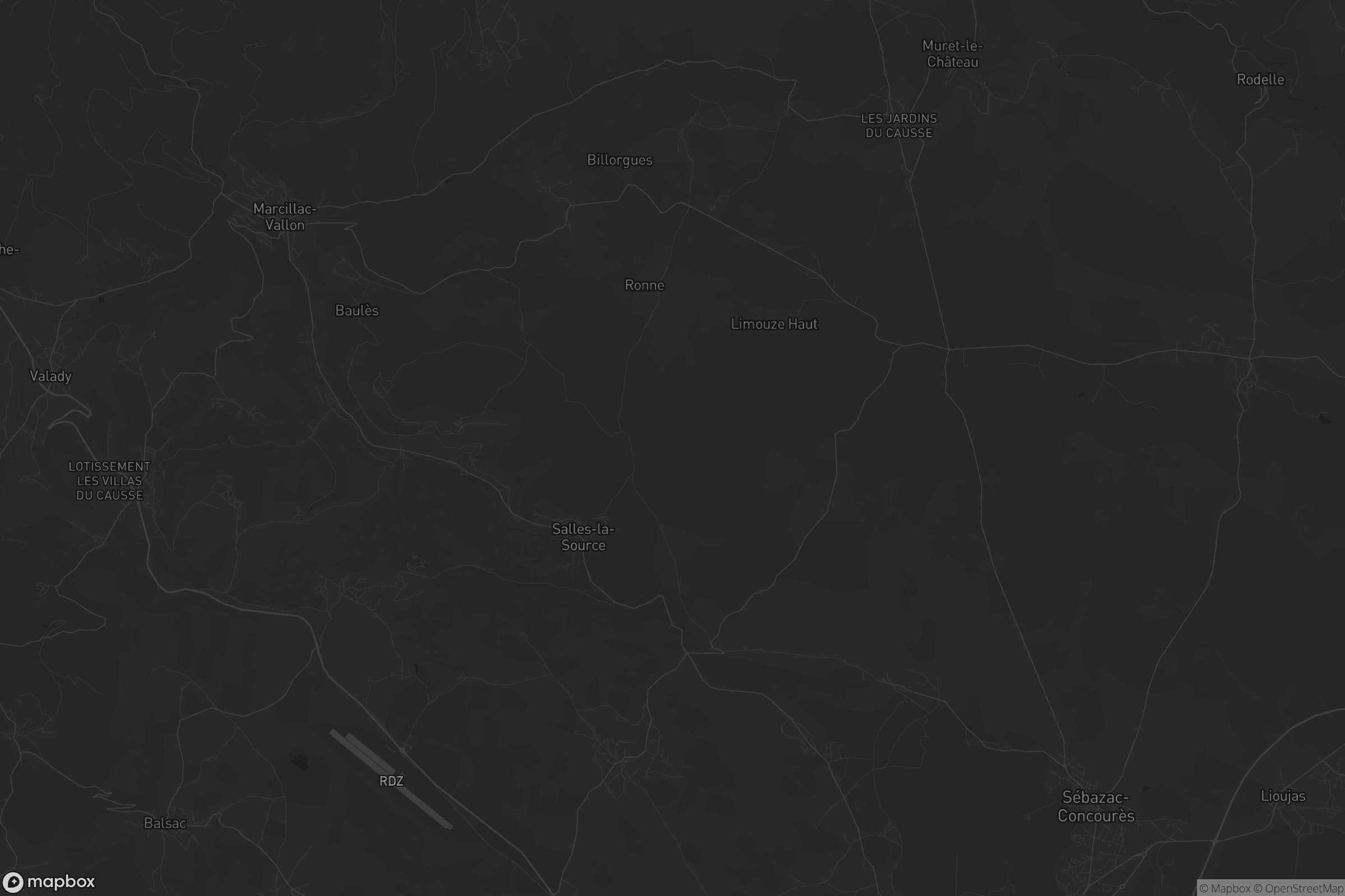 Carte de Salles-la-Source