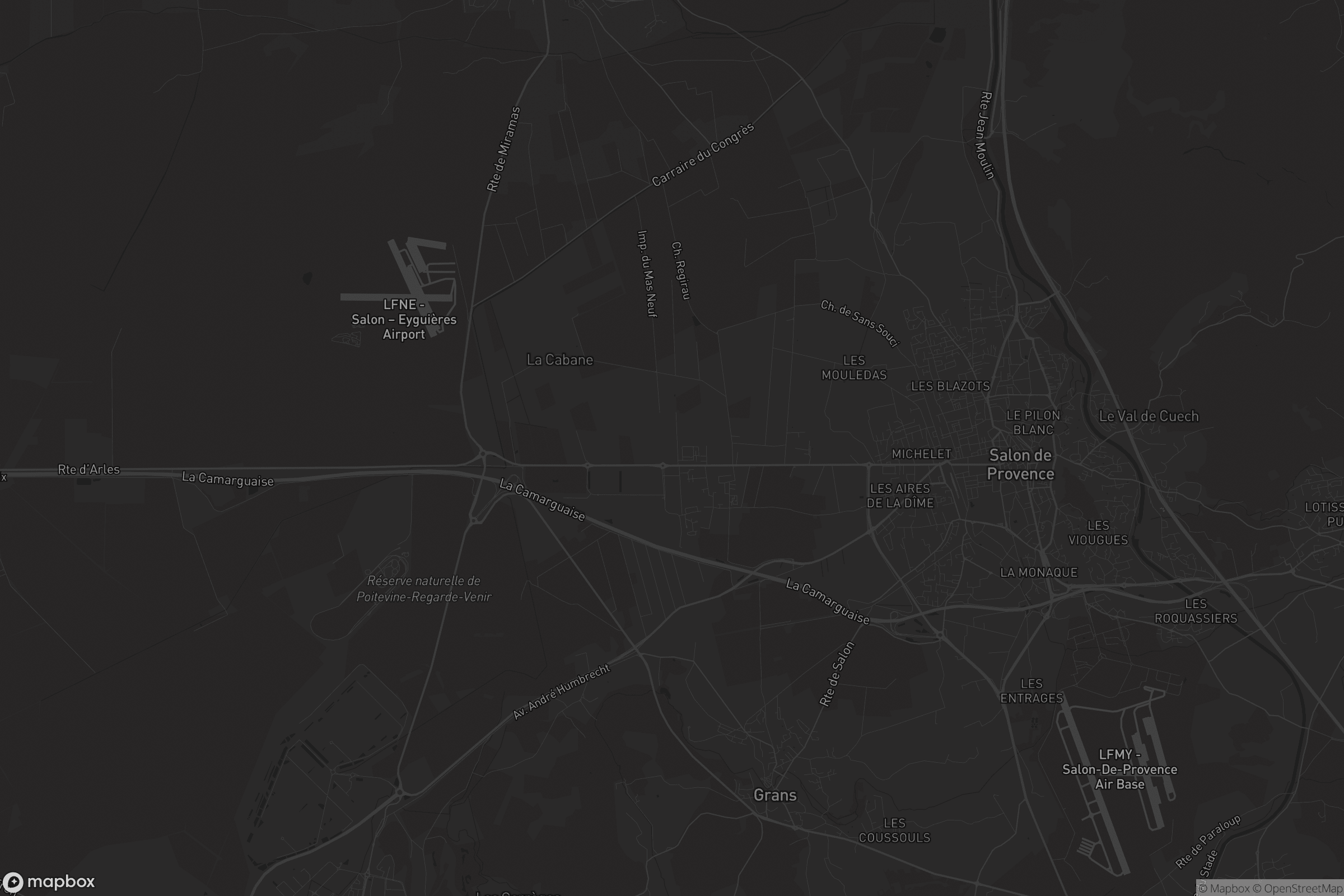 Carte de Salon-de-Provence