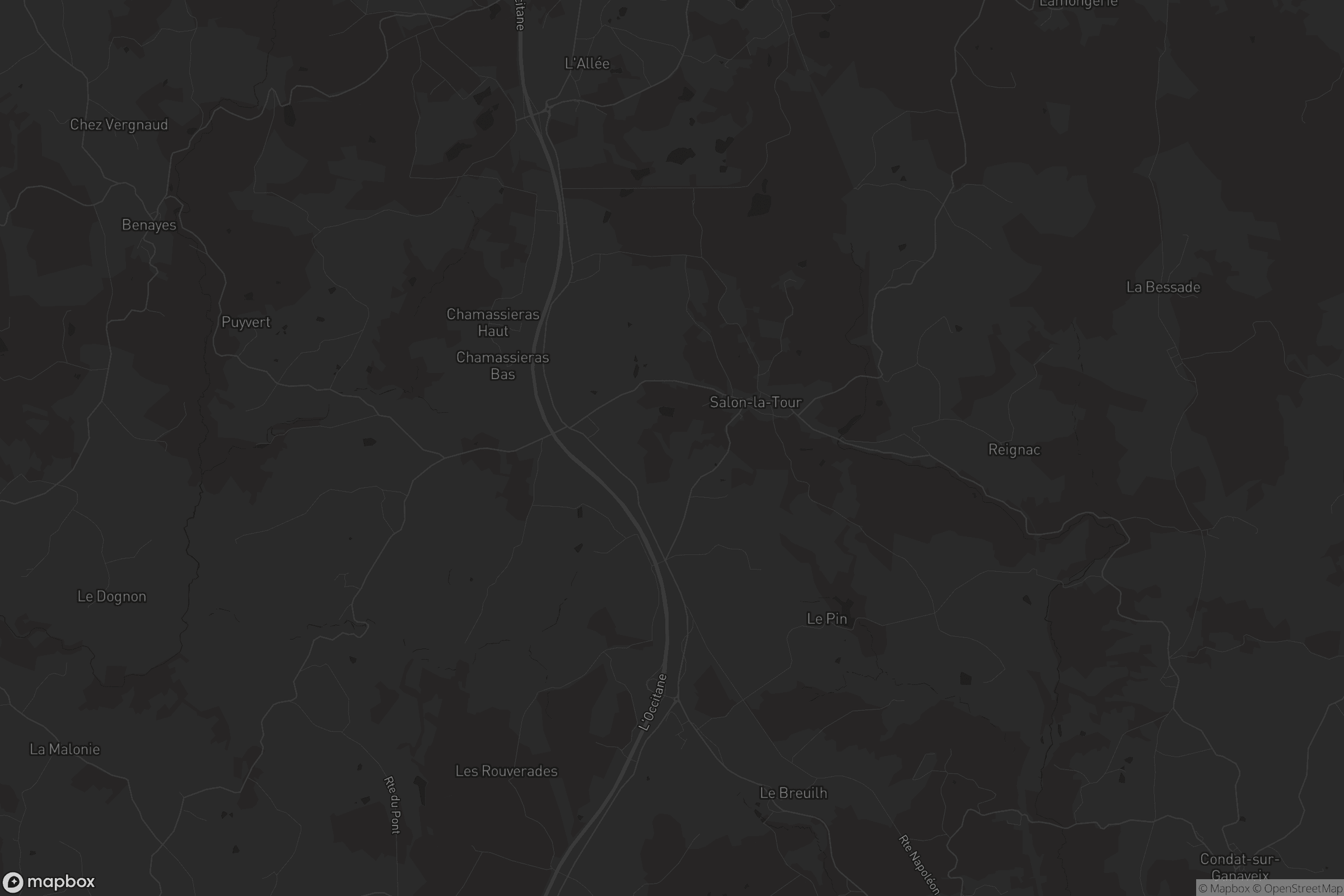 Carte de Salon-la-Tour