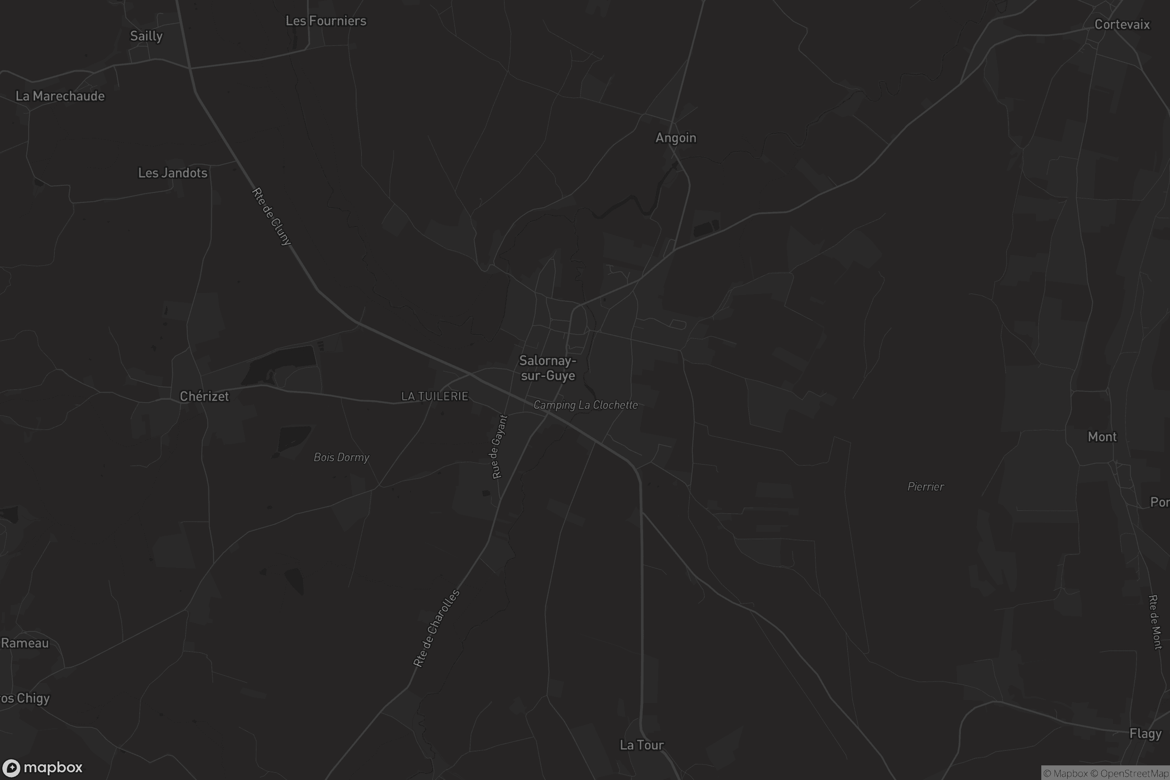 Carte de Salornay-sur-Guye