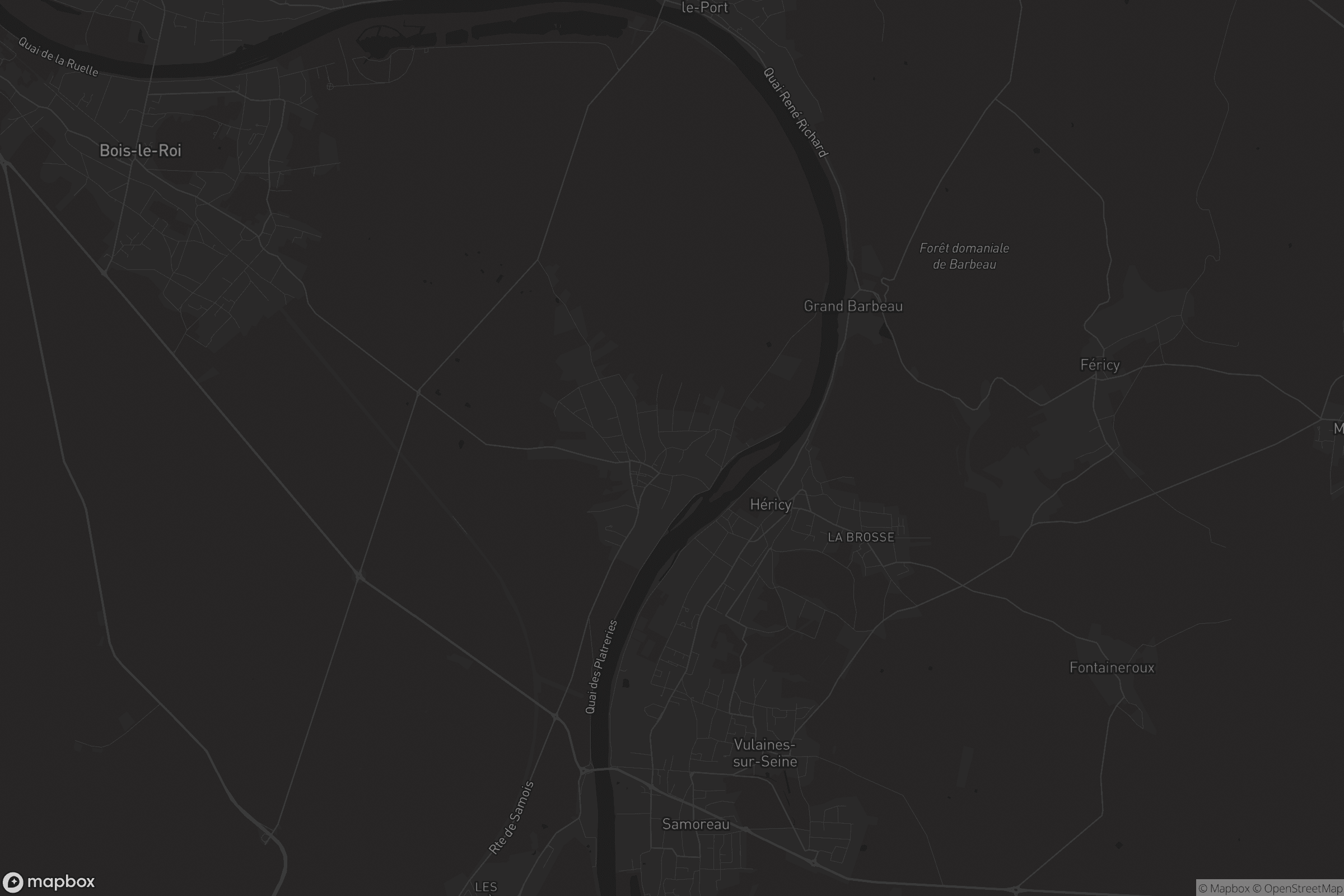 Carte de Samois-sur-Seine