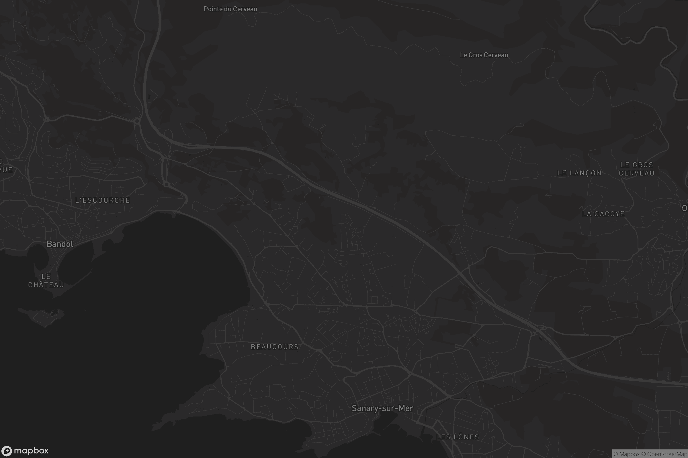 Carte de Sanary-sur-Mer