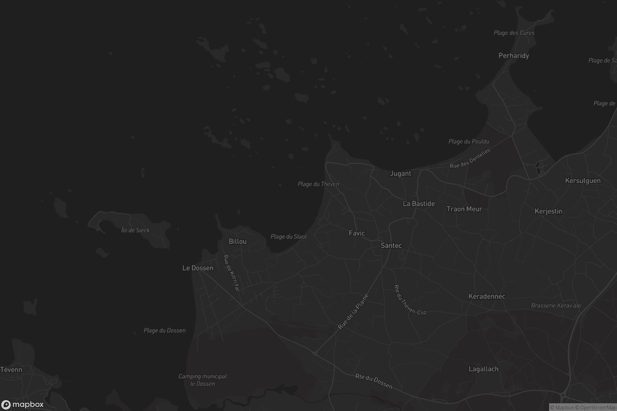Carte de Santec
