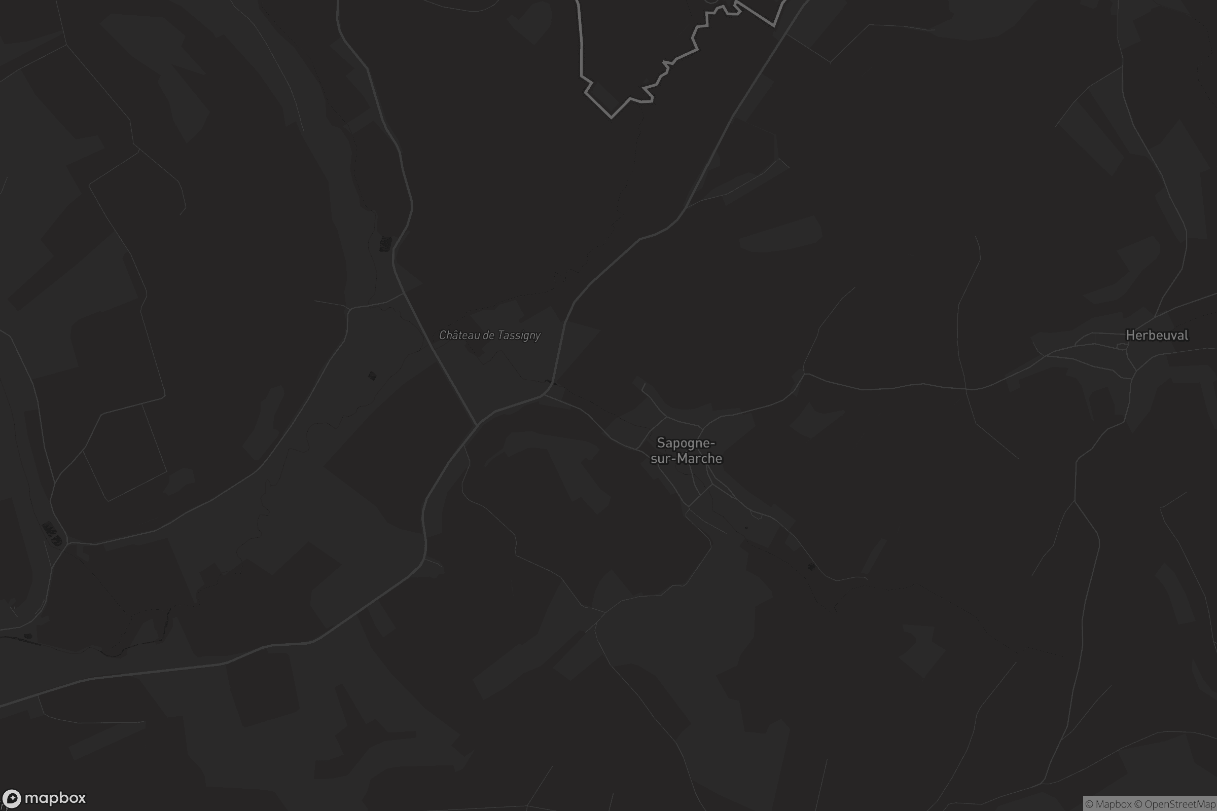 Carte de Sapogne-sur-Marche