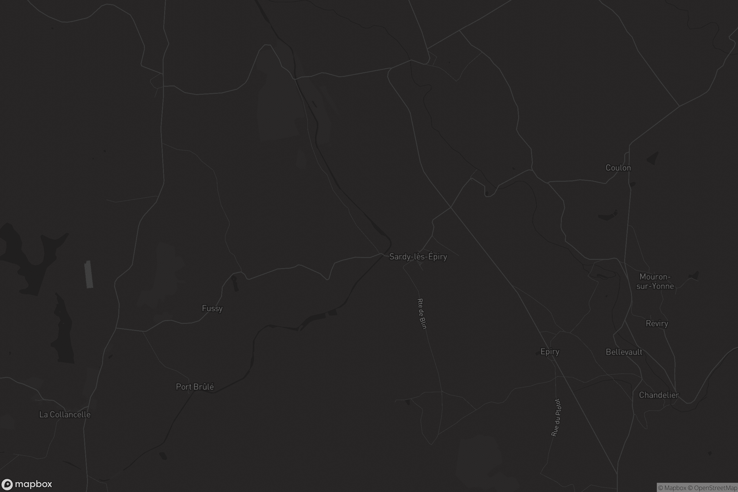 Carte de Sardy-lès-Épiry