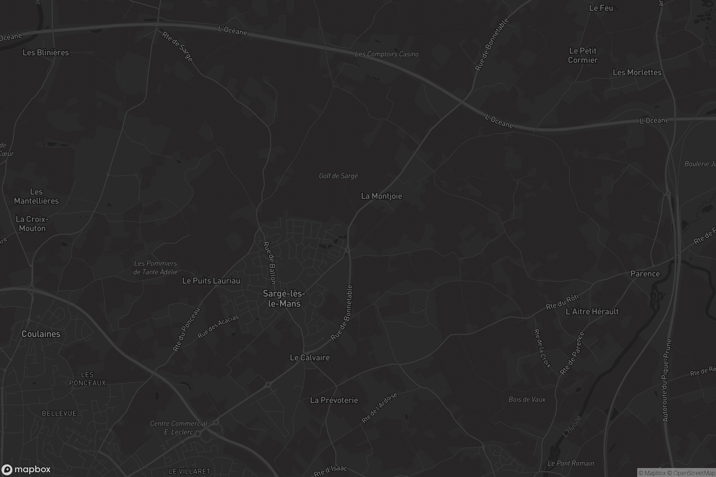 Carte de Sargé-lès-le-Mans