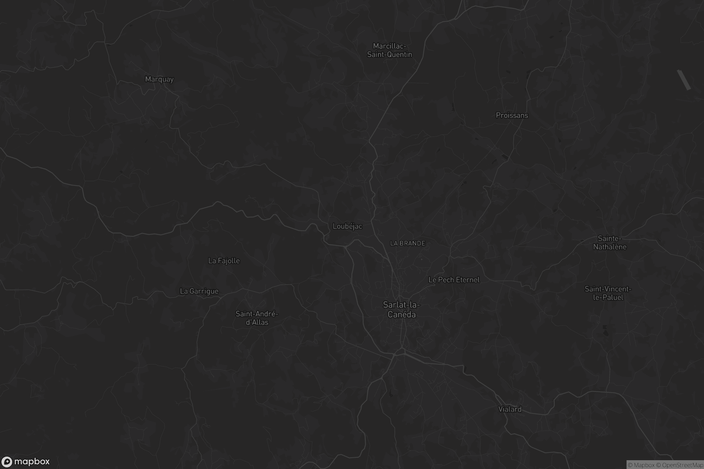 Carte de Sarlat-la-Canéda