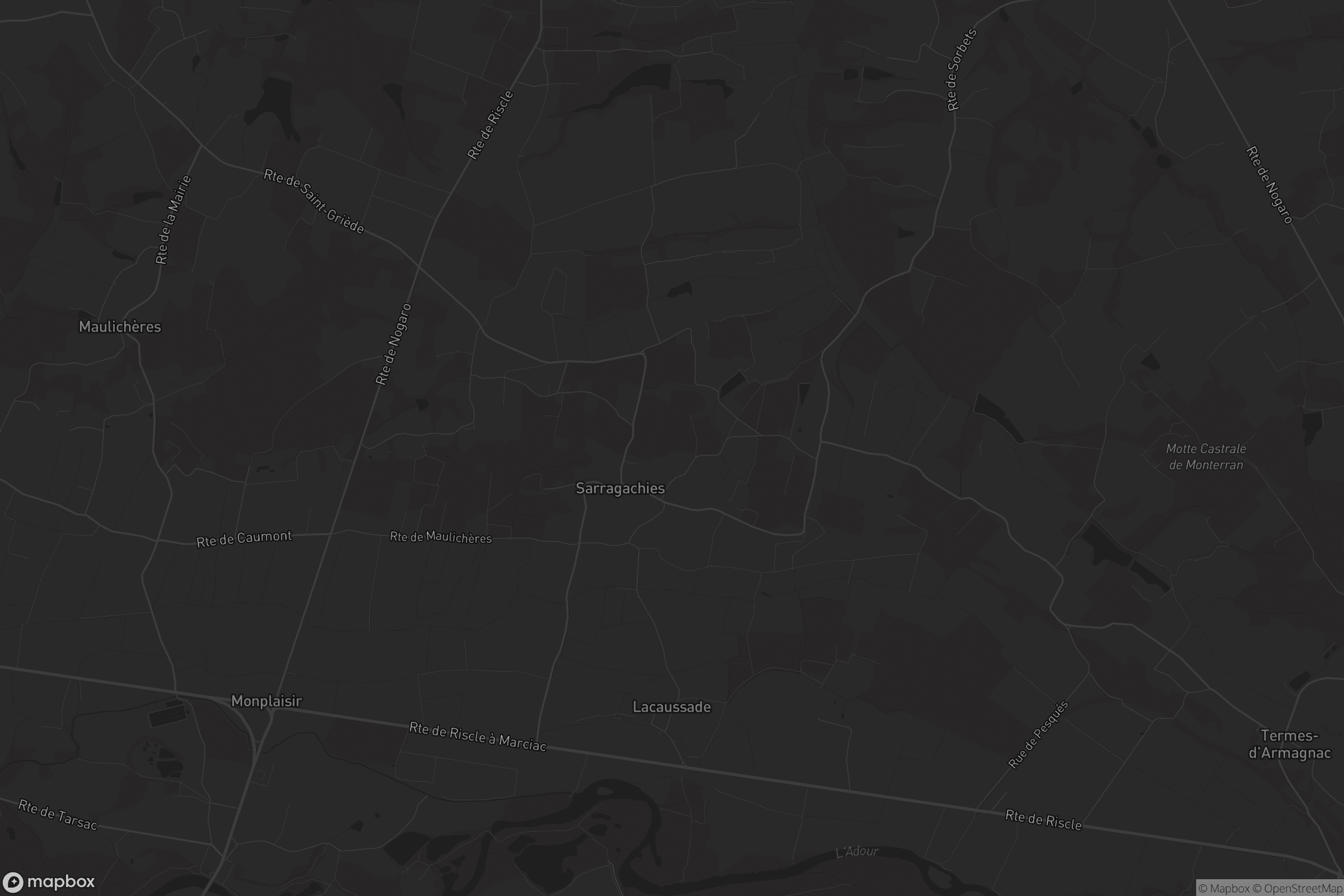 Carte de Sarragachies