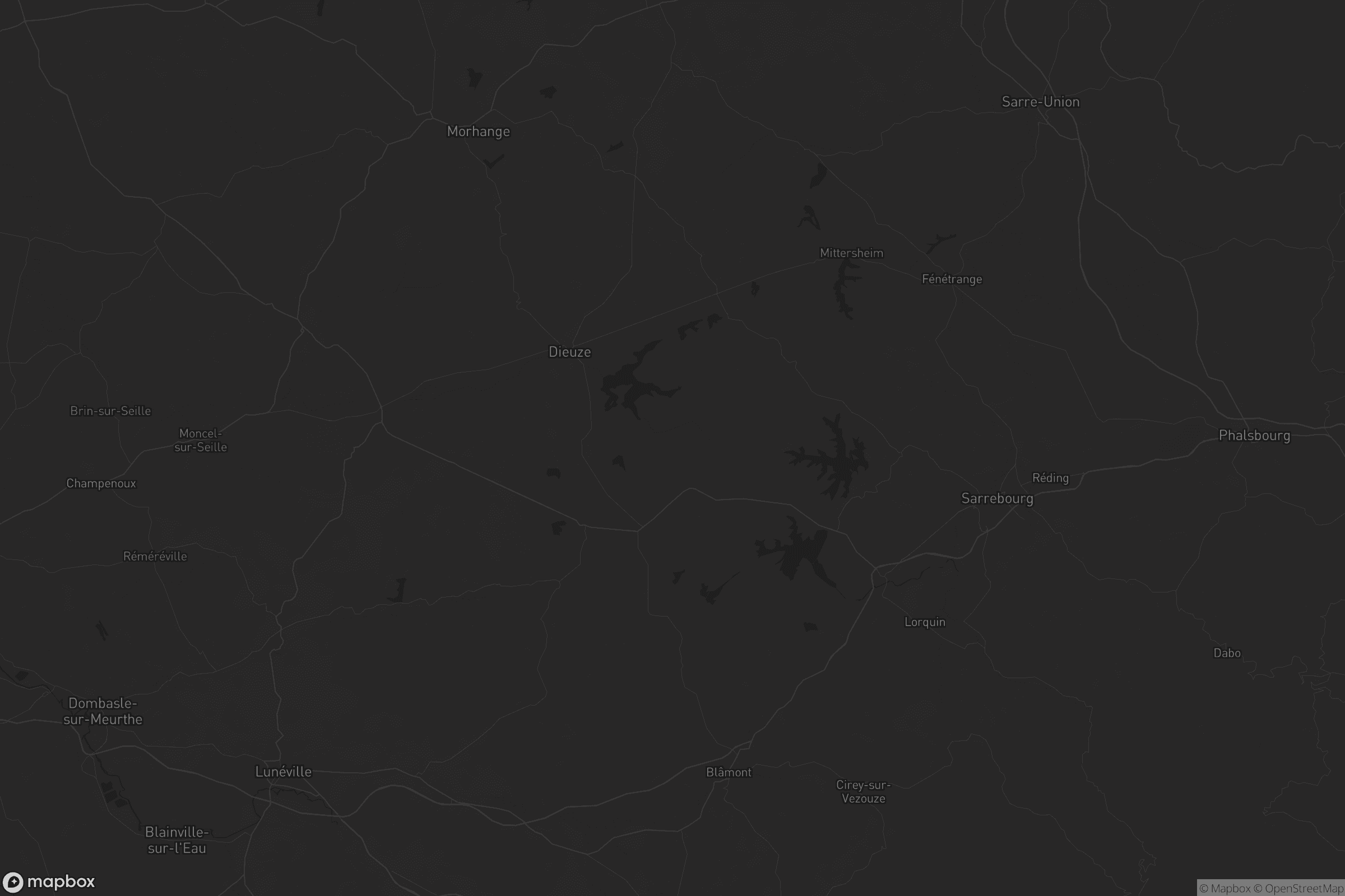 Carte de Sarrebourg-Château-Salins