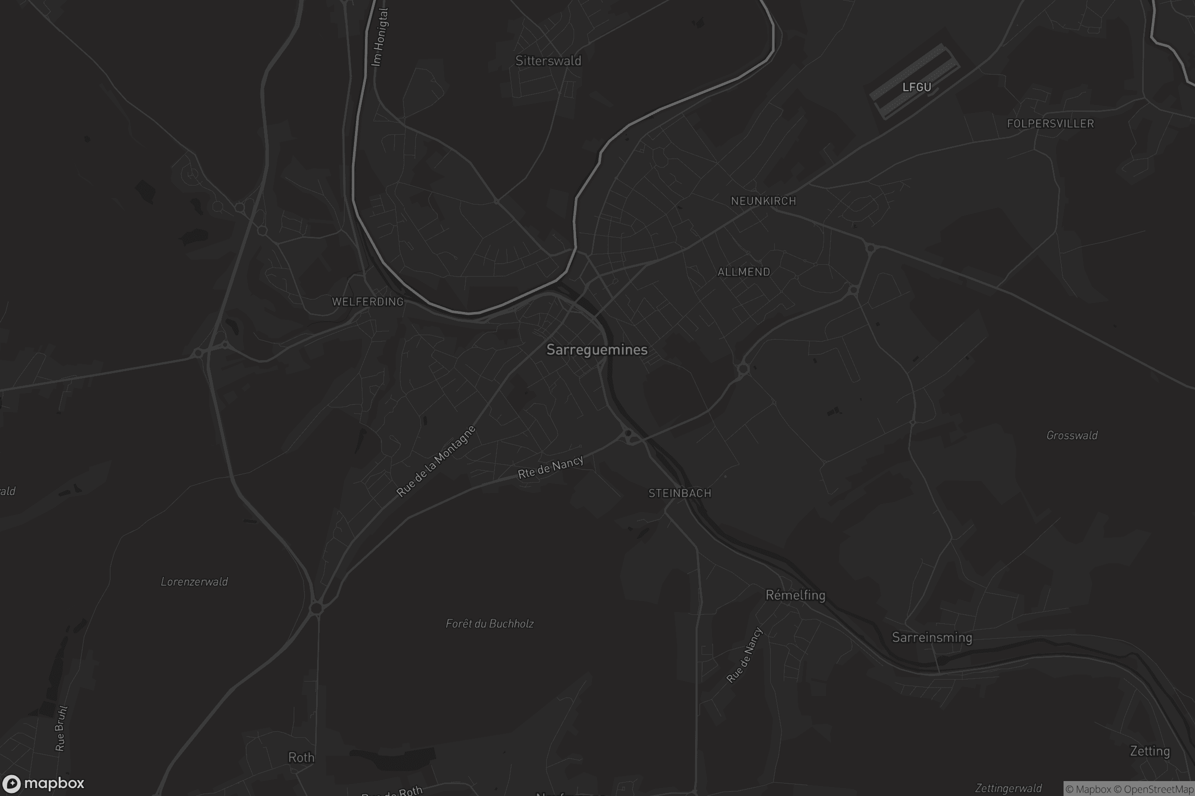 Carte de Sarreguemines