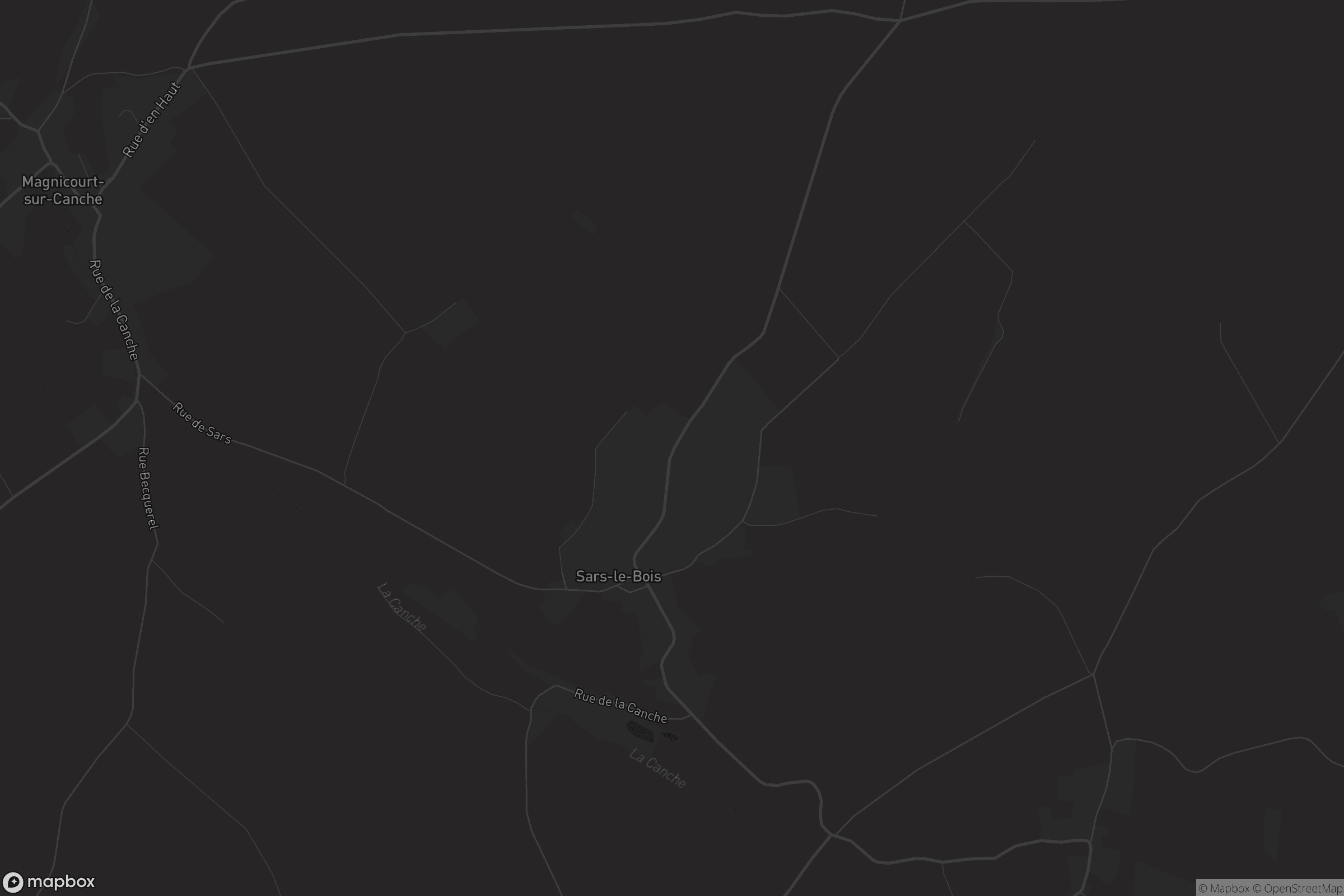 Carte de Sars-le-Bois
