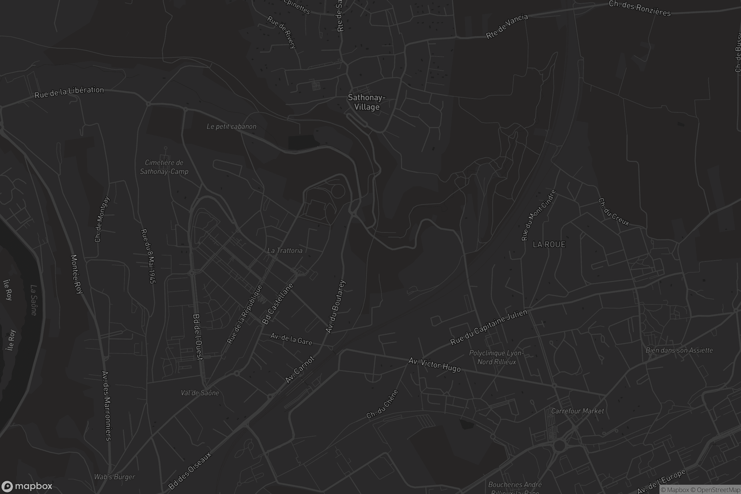 Carte de Sathonay-Camp