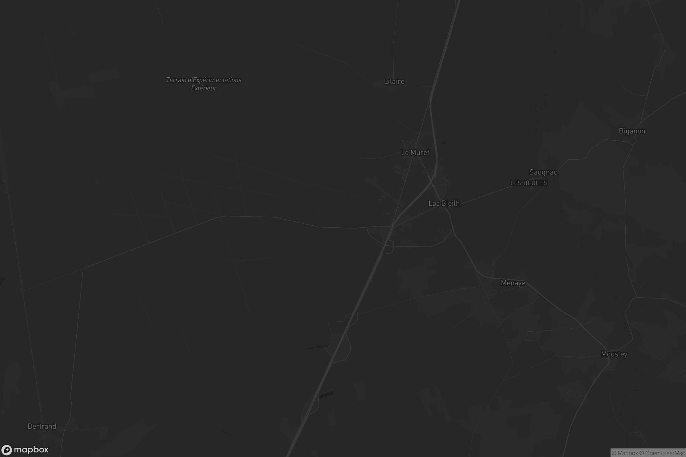 Carte de Saugnac-et-Muret