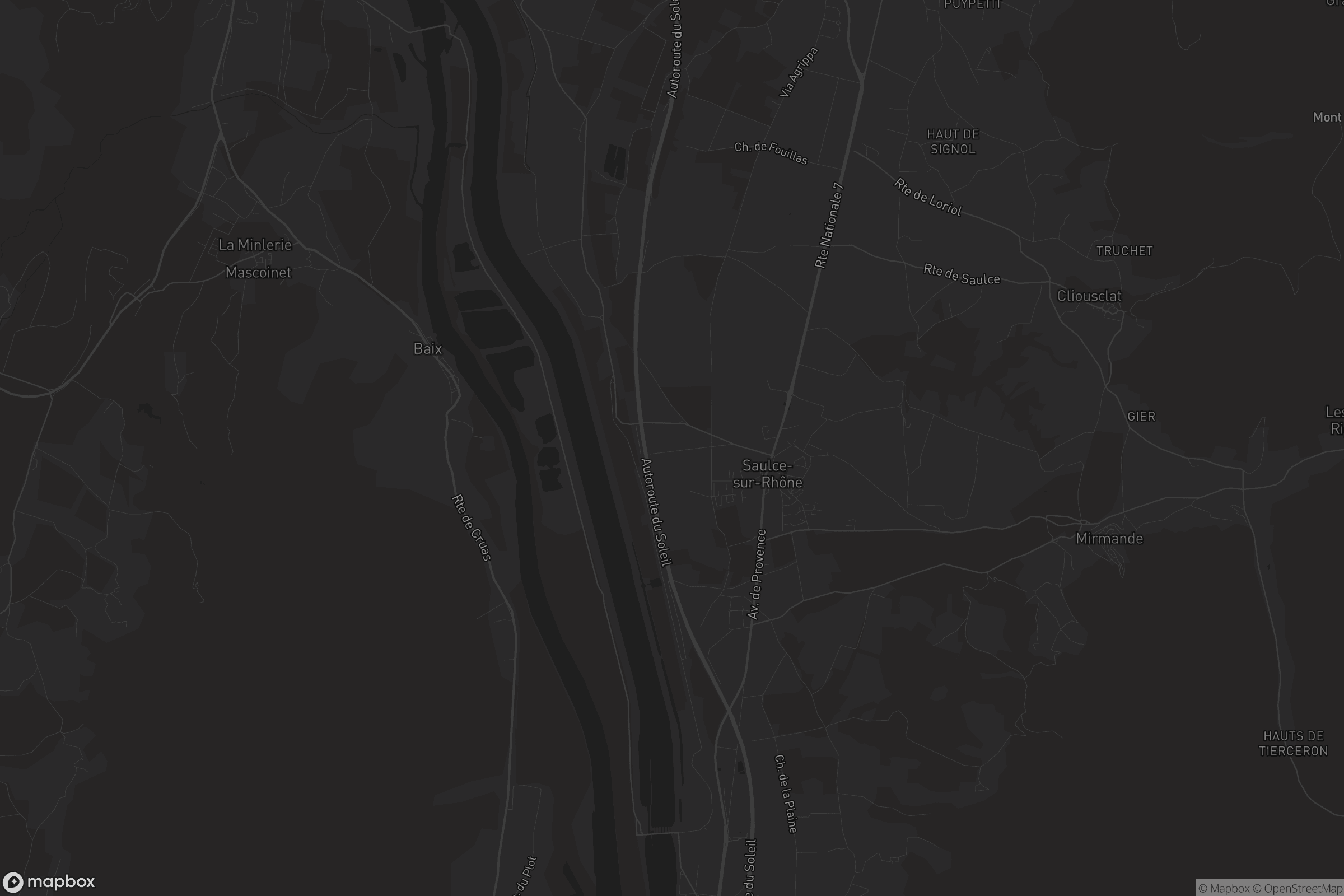 Carte de Saulce-sur-Rhône