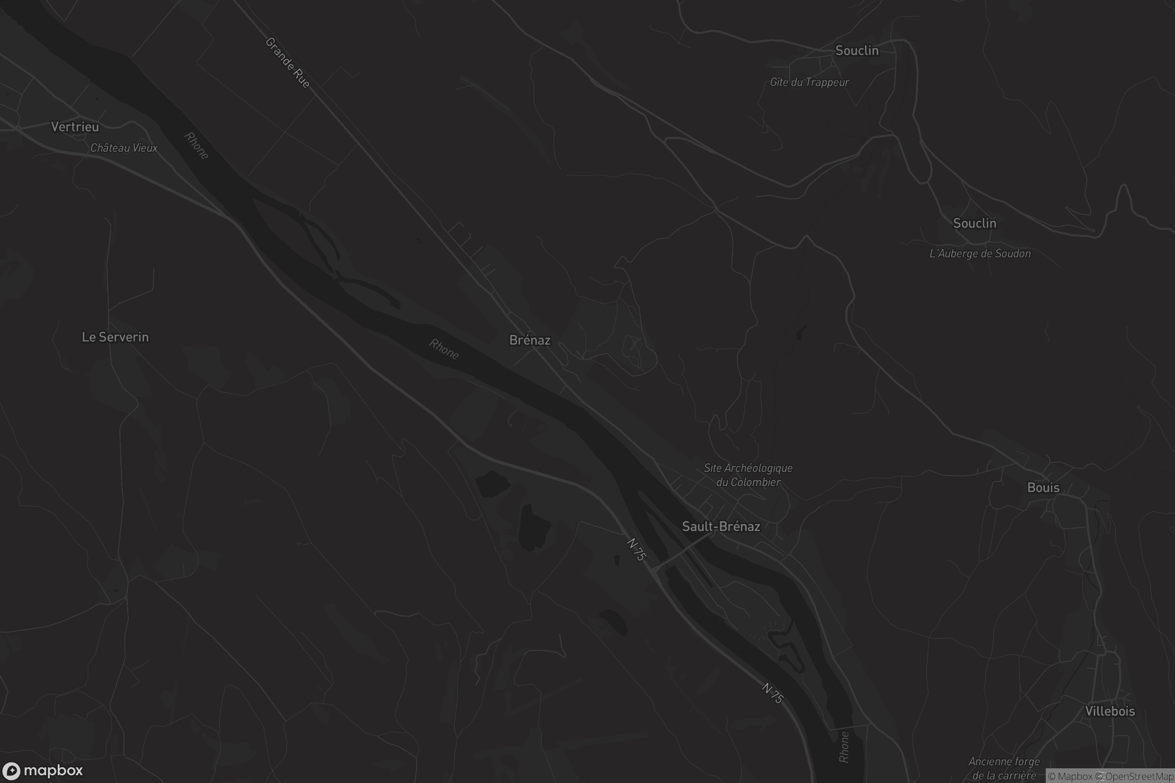 Carte de Sault-Brénaz