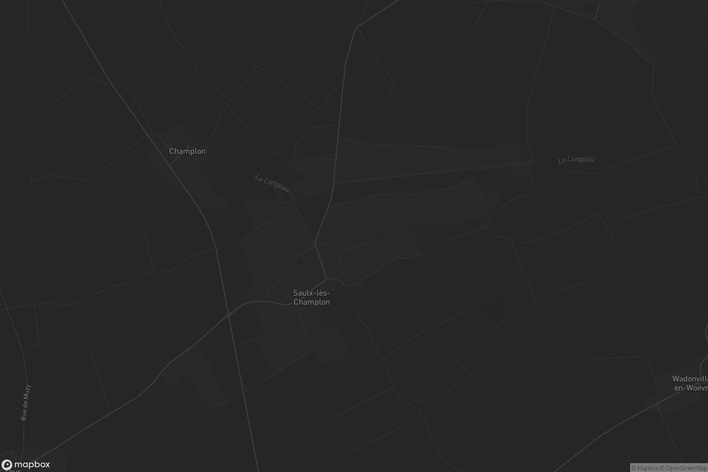 Carte de Saulx-lès-Champlon