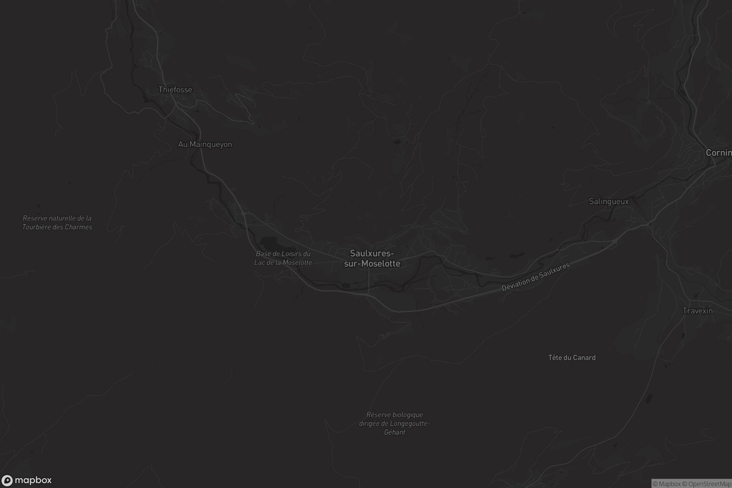 Carte de Saulxures-sur-Moselotte