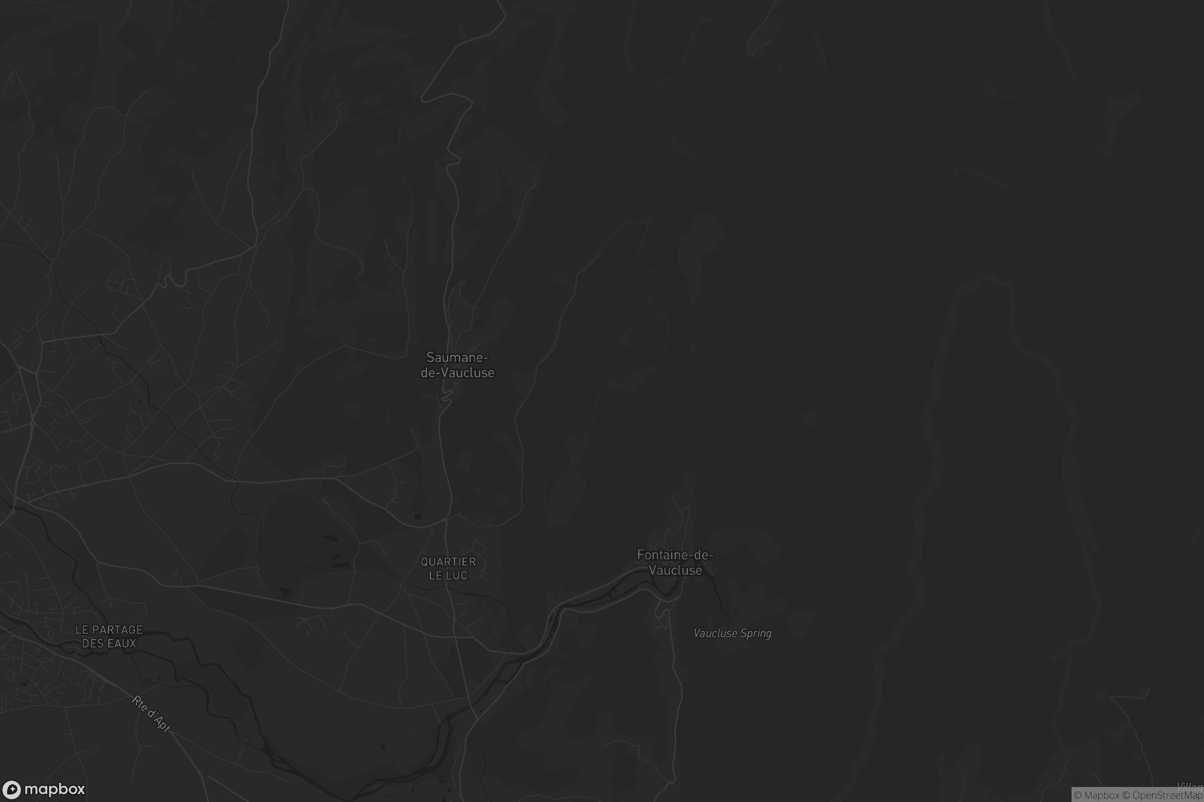 Carte de Saumane-de-Vaucluse