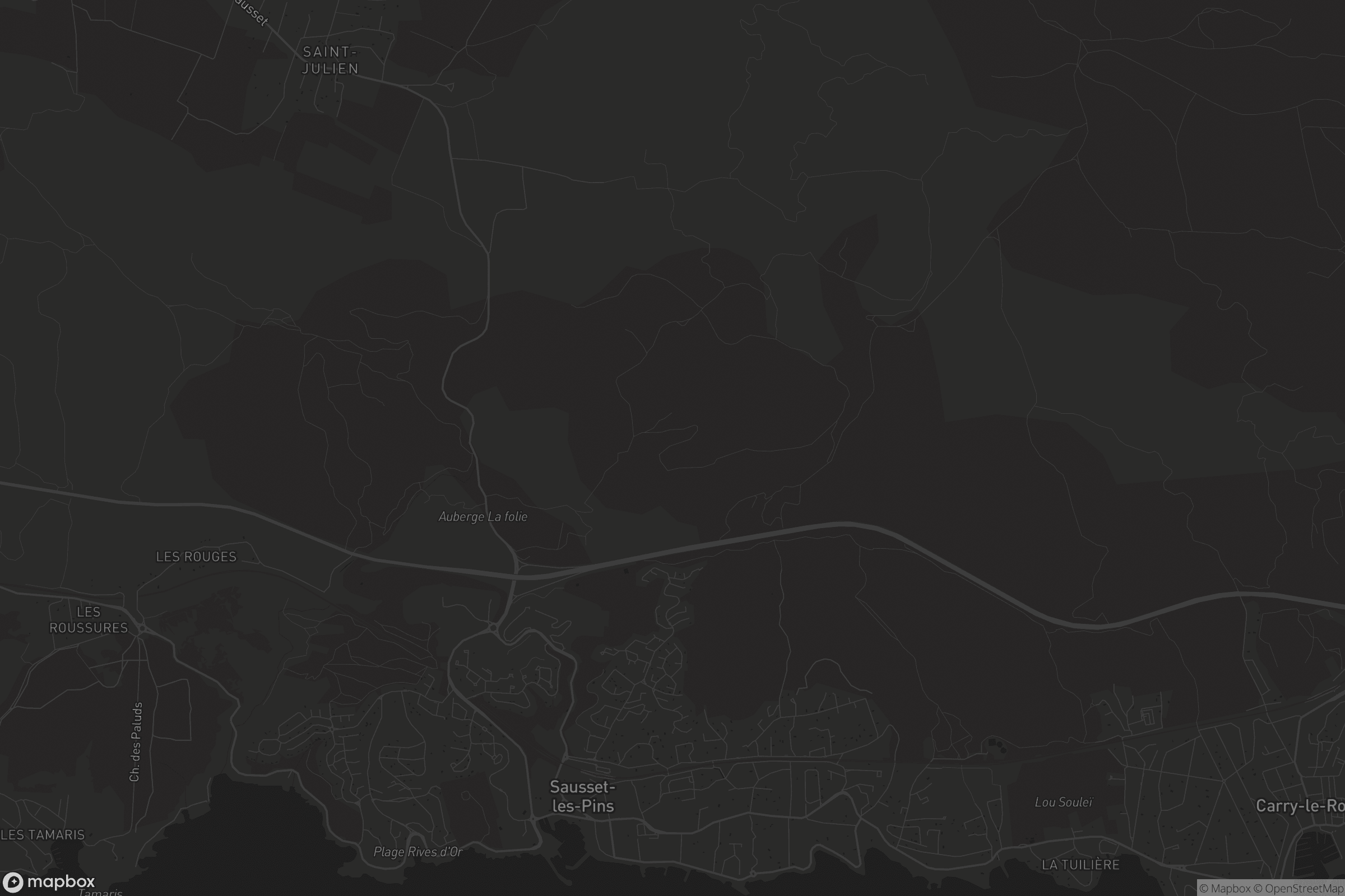 Carte de Sausset-les-Pins