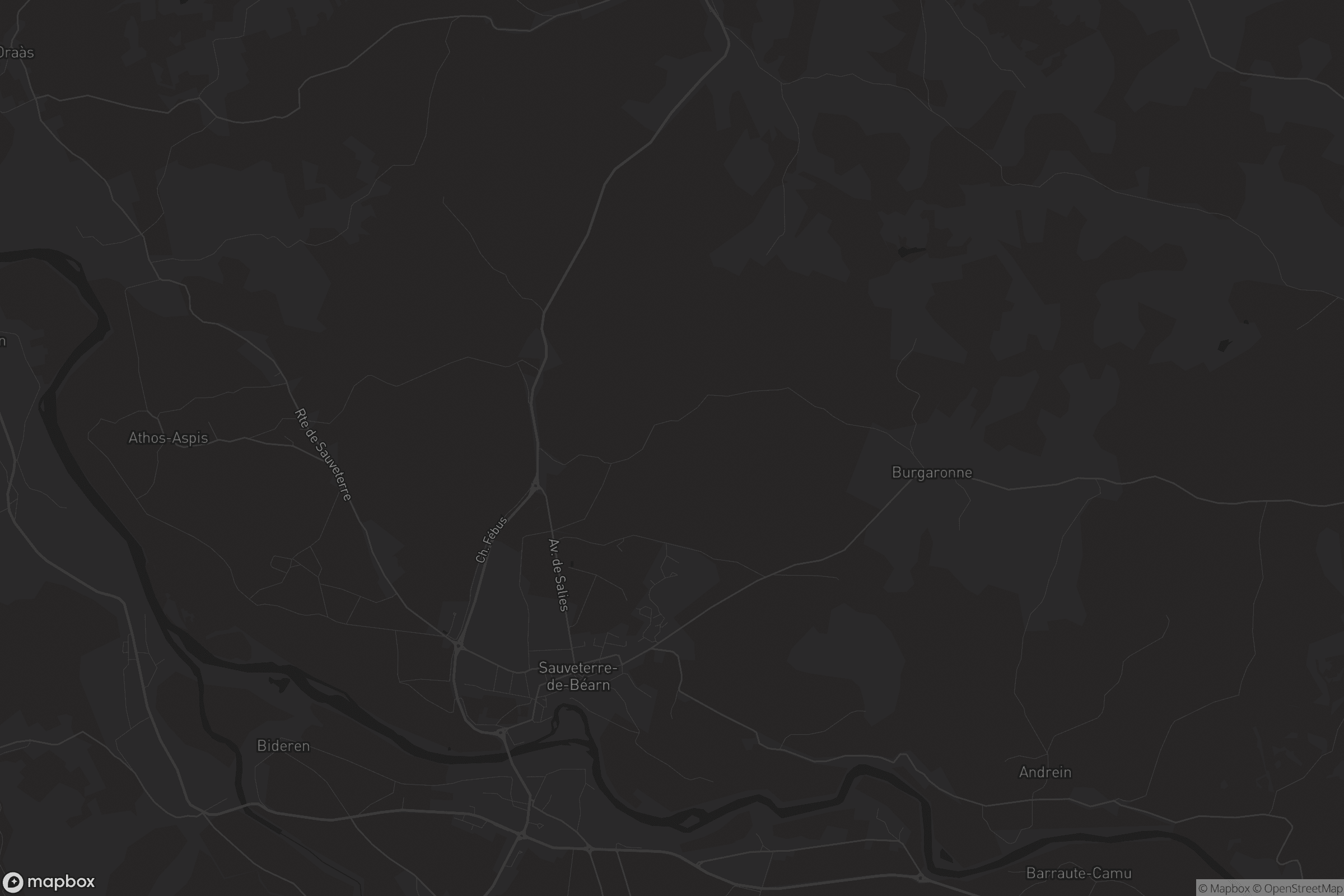 Carte de Sauveterre-de-Béarn