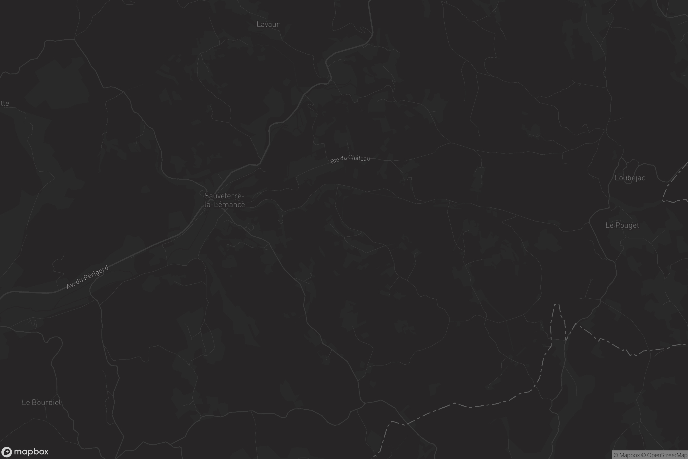 Carte de Sauveterre-la-Lémance
