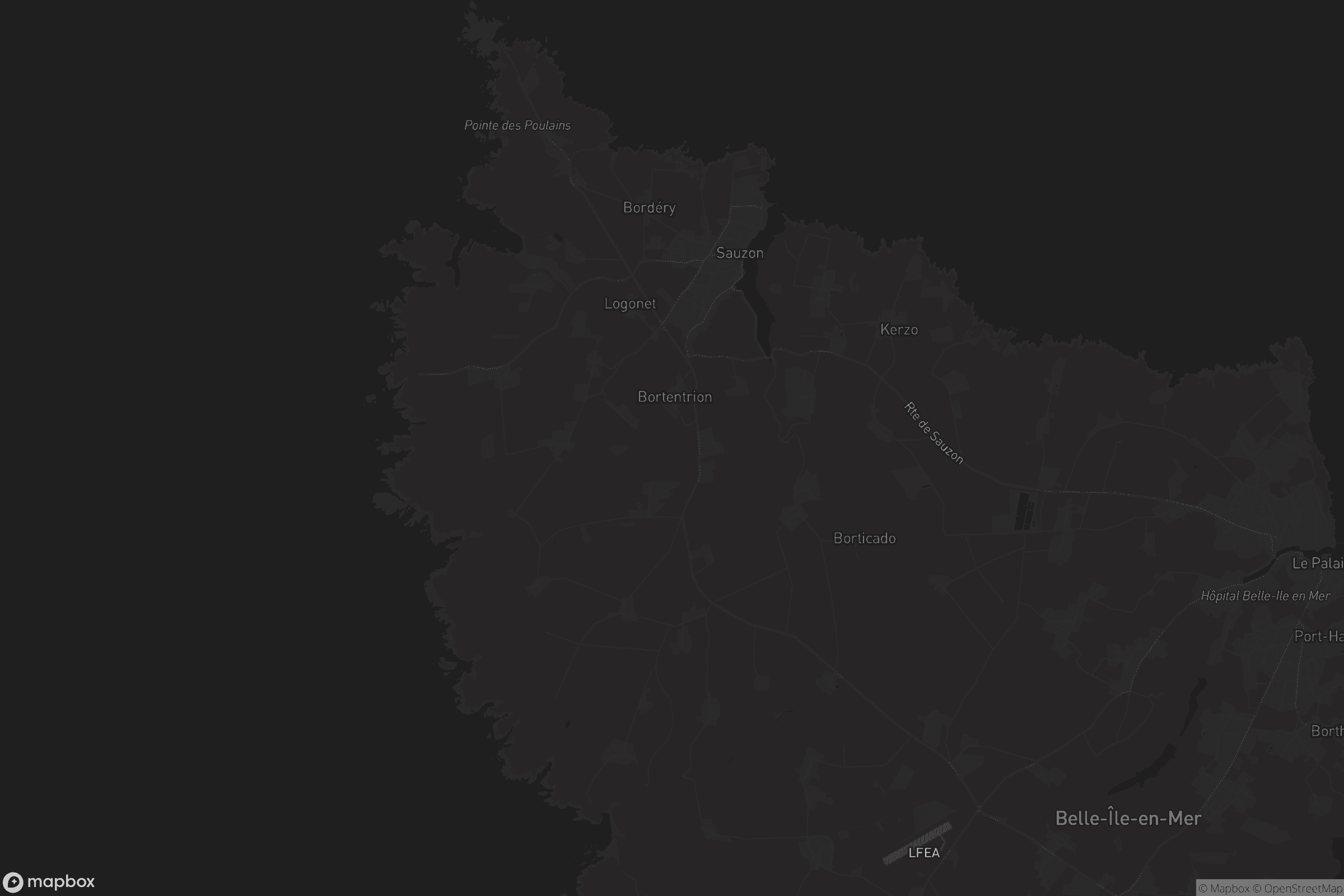 Carte de Sauzon