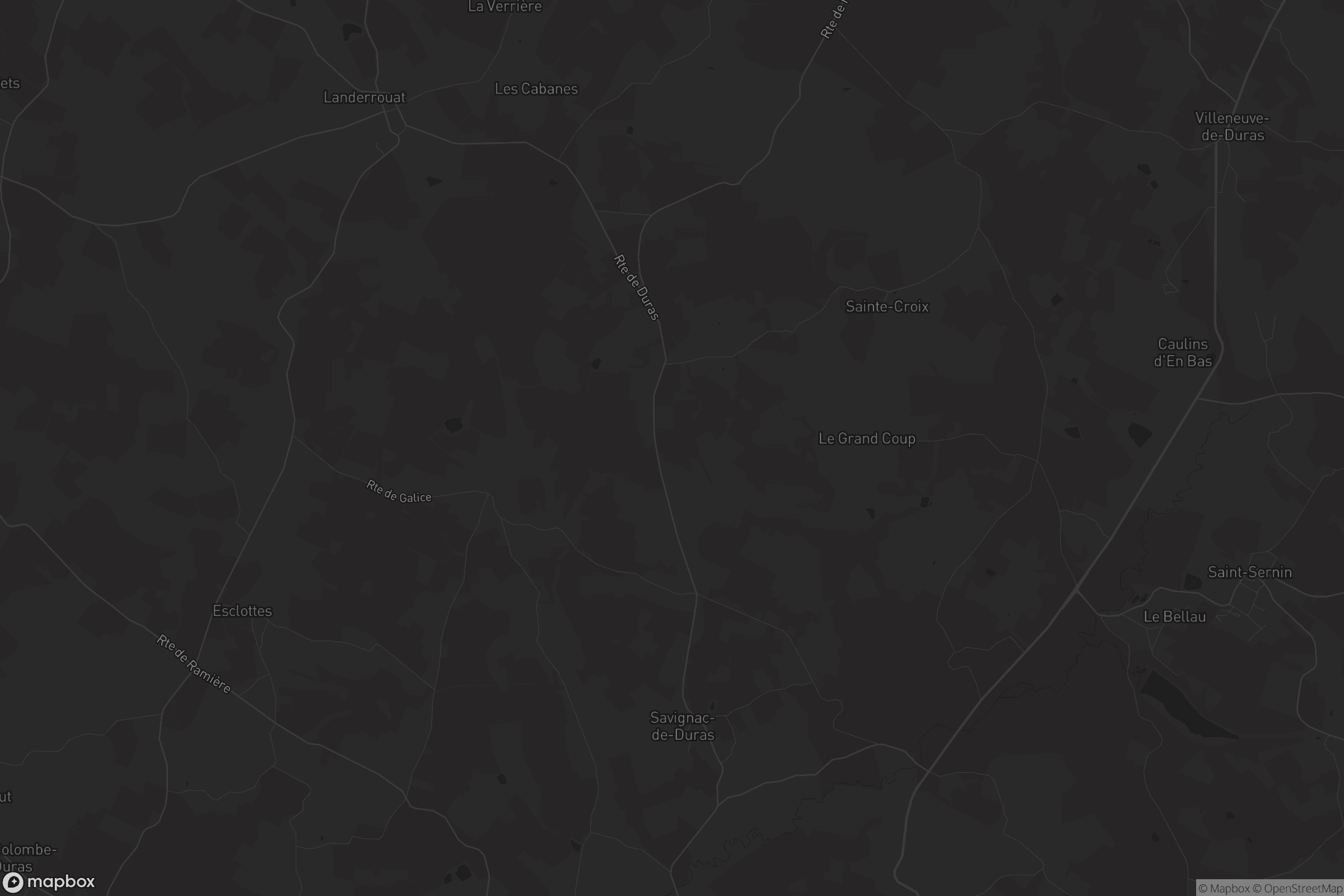 Carte de Savignac-de-Duras