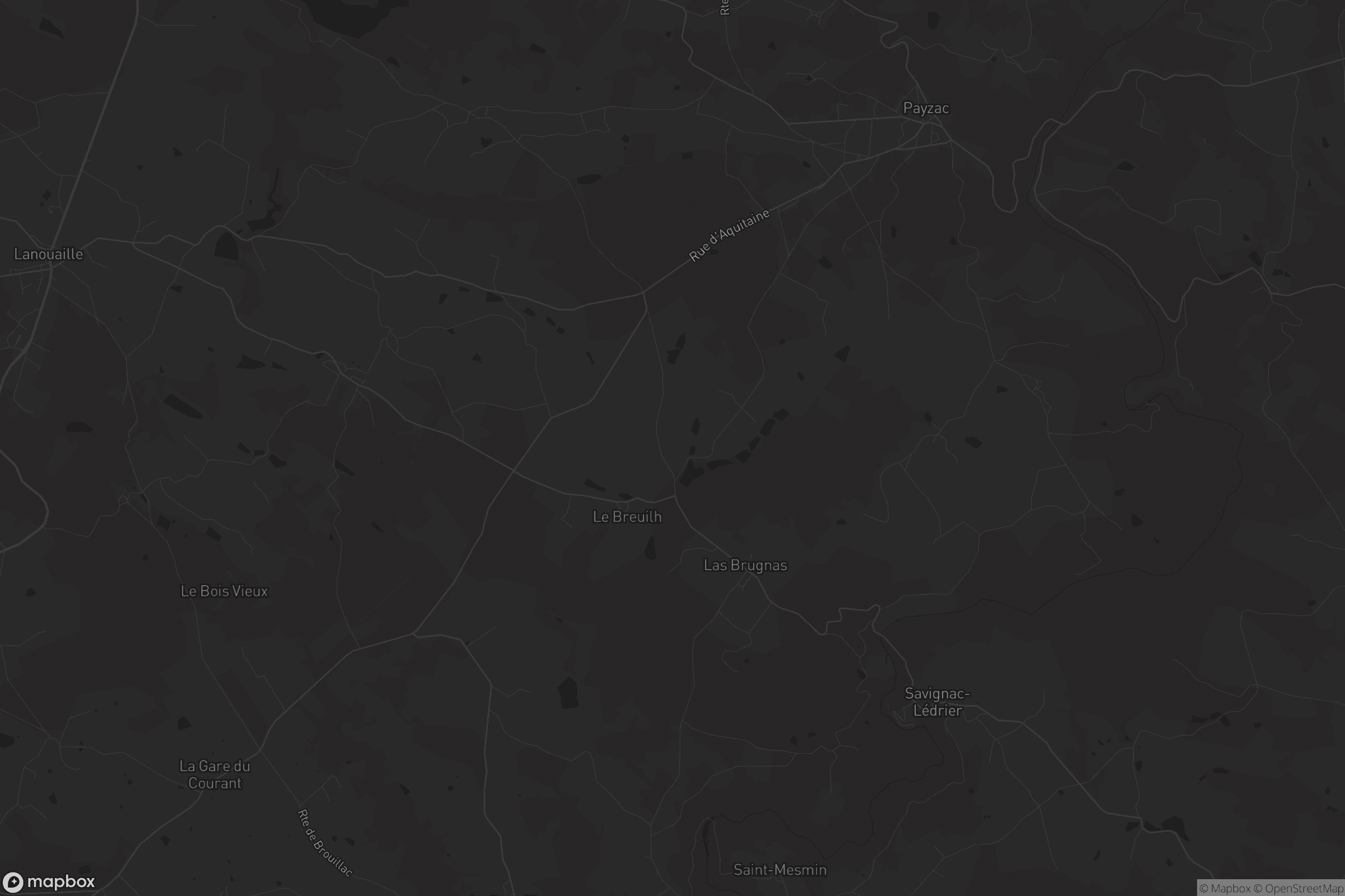 Carte de Savignac-Lédrier