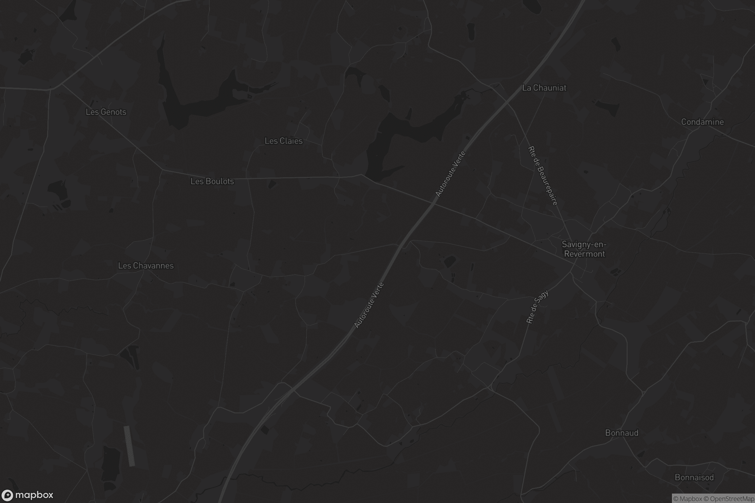 Carte de Savigny-en-Revermont