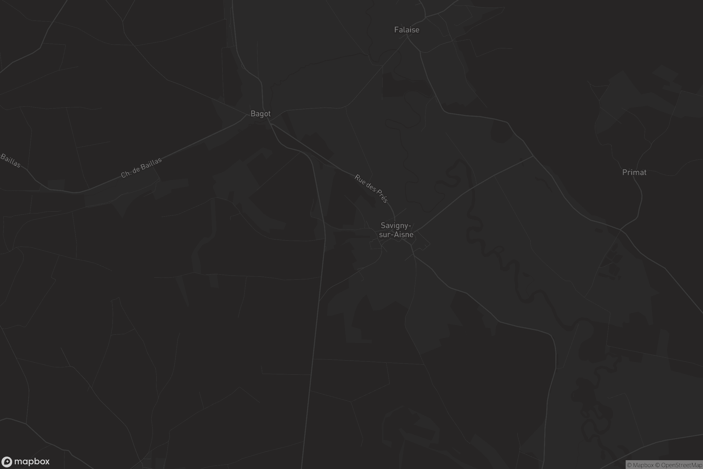 Carte de Savigny-sur-Aisne