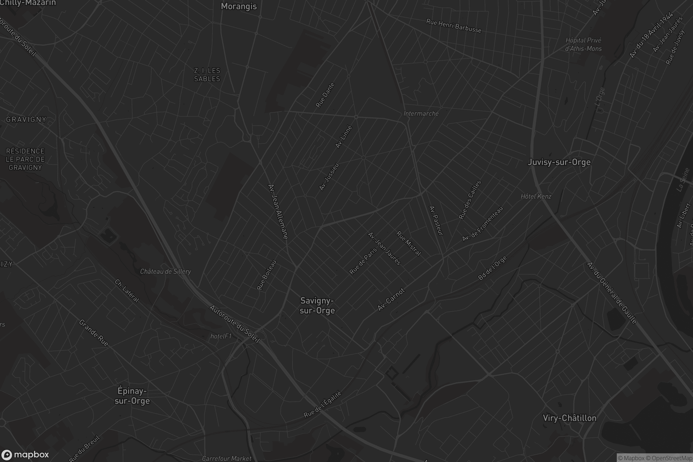 Carte de Savigny-sur-Orge