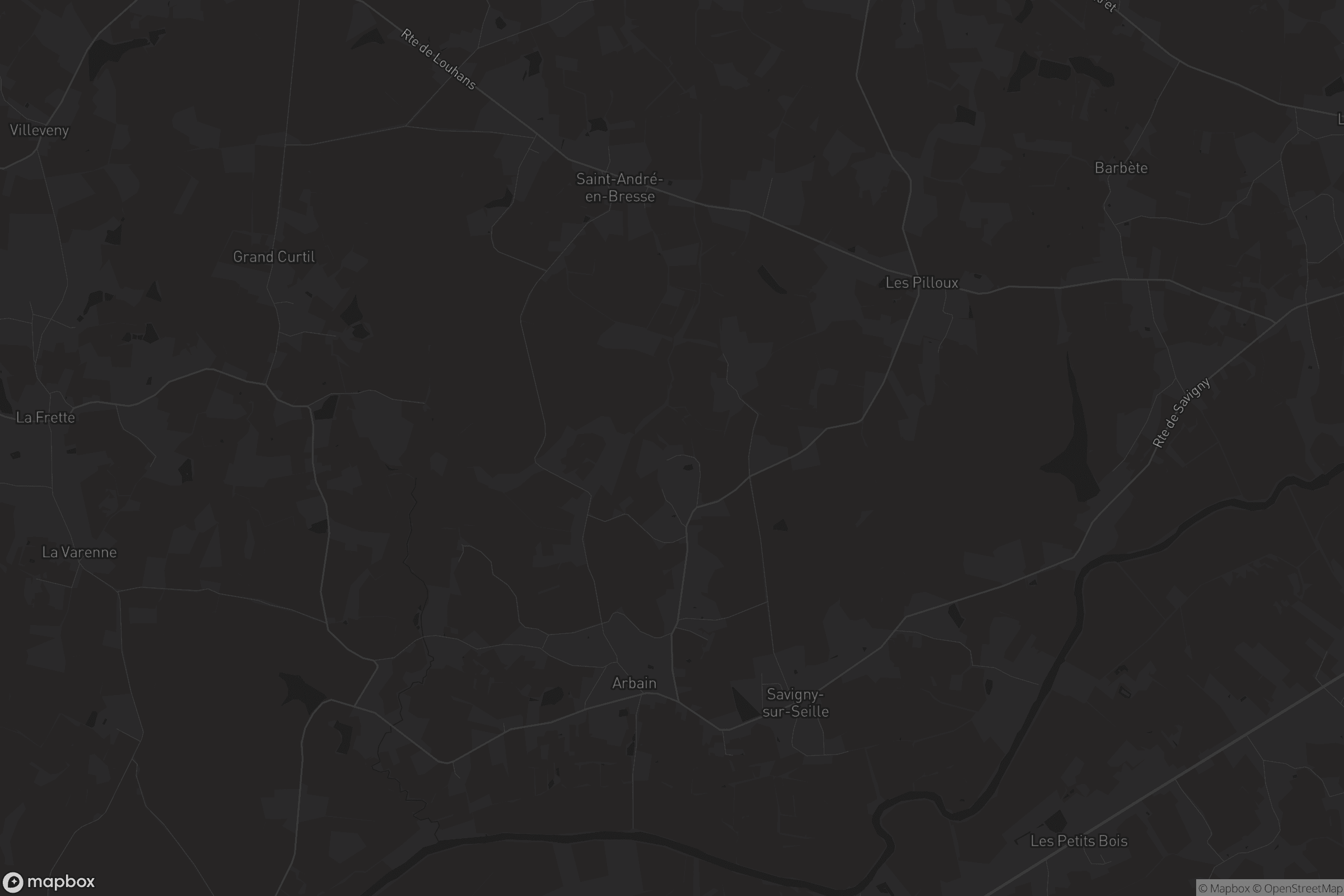 Carte de Savigny-sur-Seille