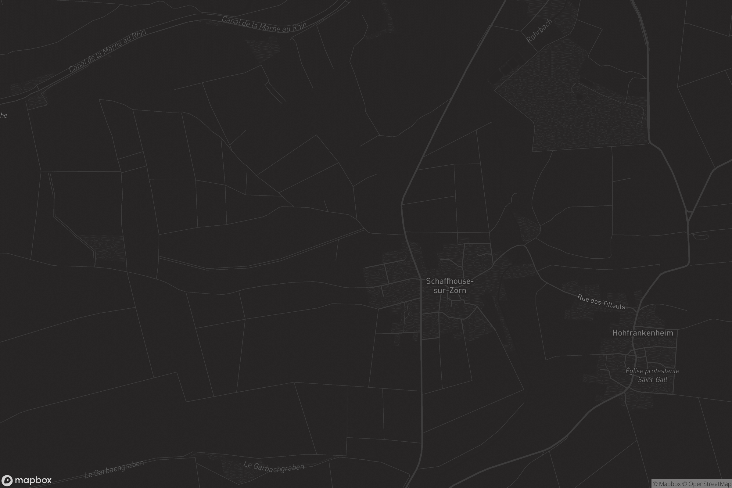 Carte de Schaffhouse-sur-Zorn