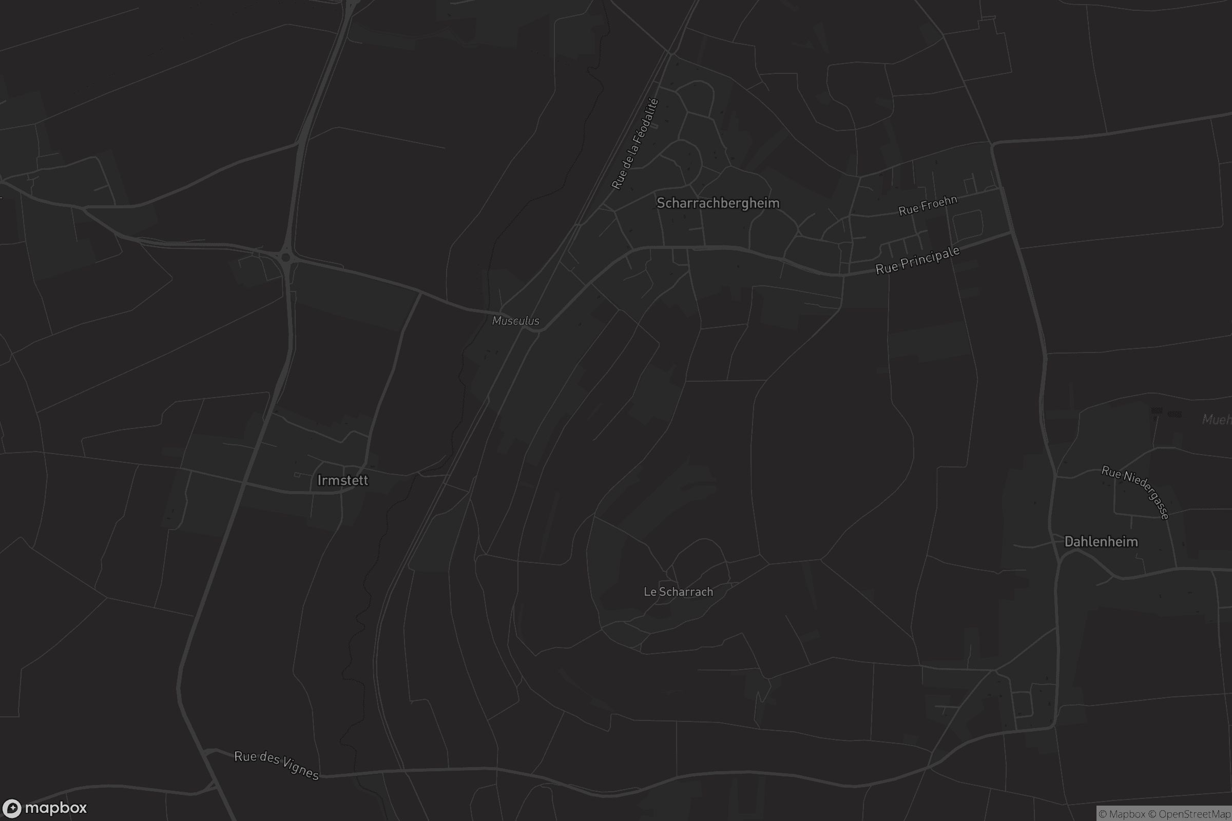 Carte de Scharrachbergheim-Irmstett