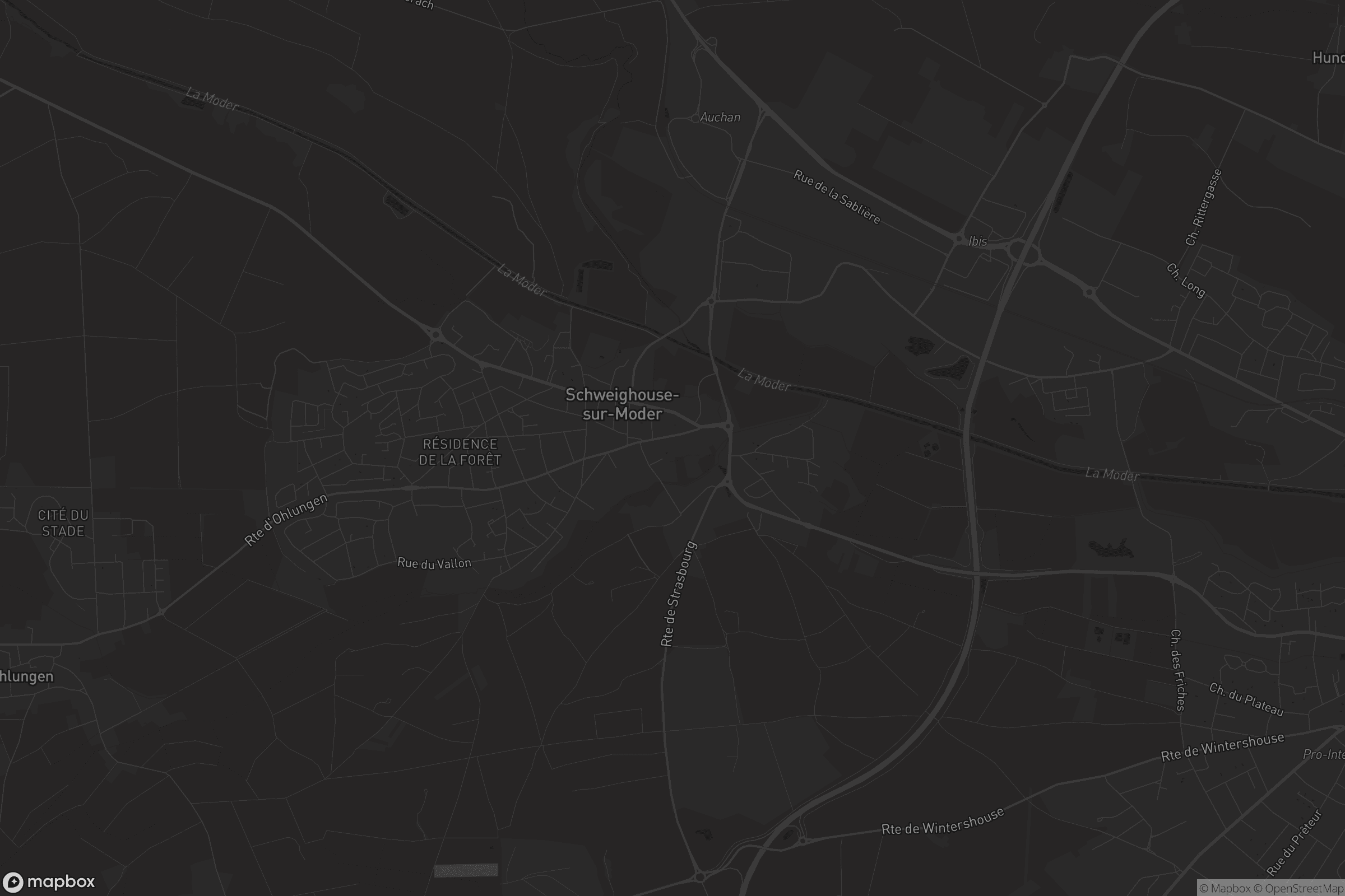 Carte de Schweighouse-sur-Moder