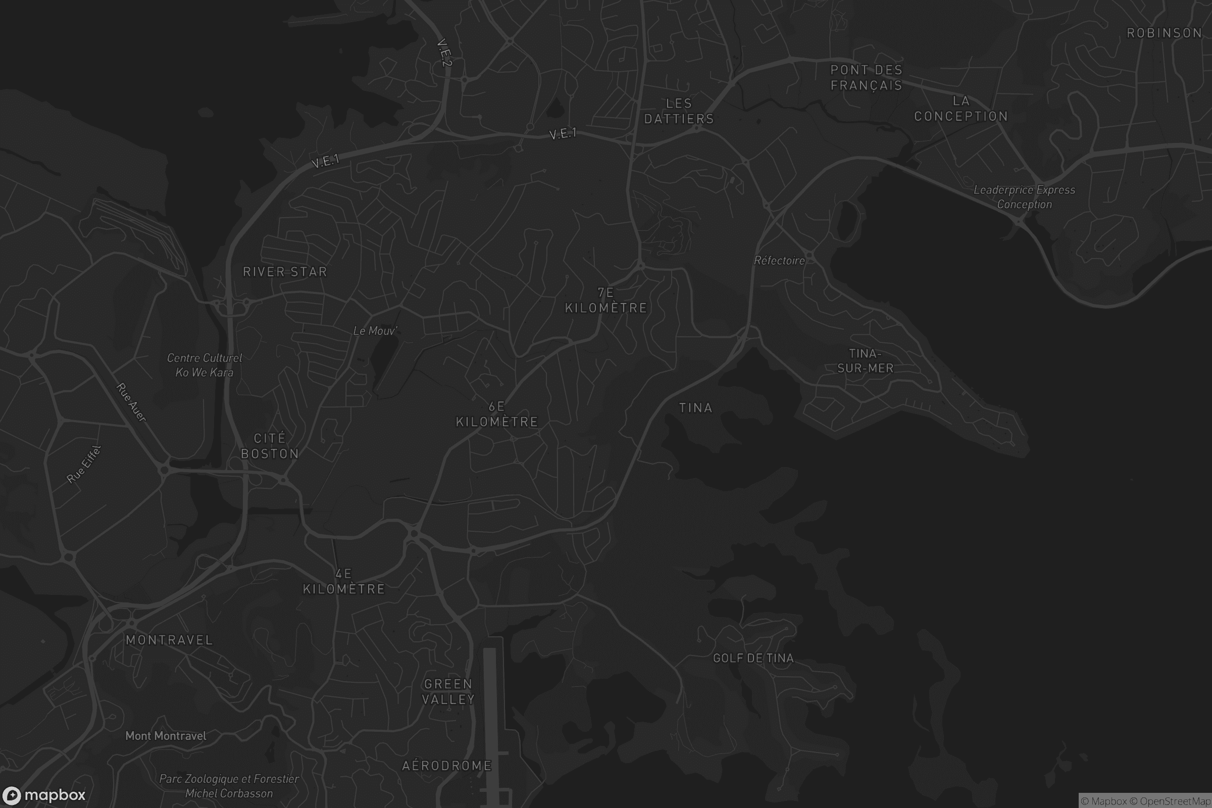 Carte de Secteur Nord-Est