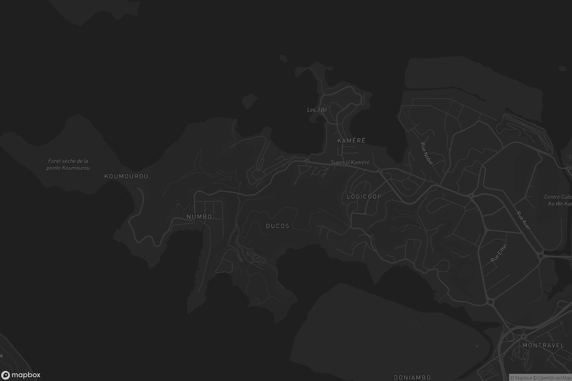 Carte de Secteur Presqu'île de Ducos